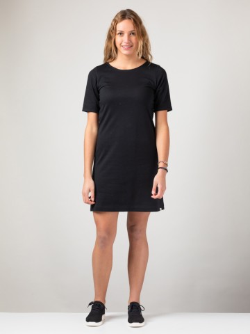 Kleid Dress Basic Ella black ZRCL