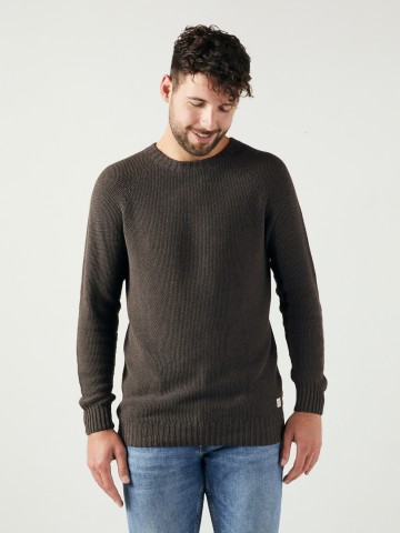 Pullover Men Sweater Melk Swiss Edition dark brown ZRCL