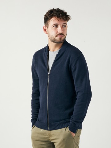 Cardigan Men Bowler Jacket Swiss Edition blue ZRCL