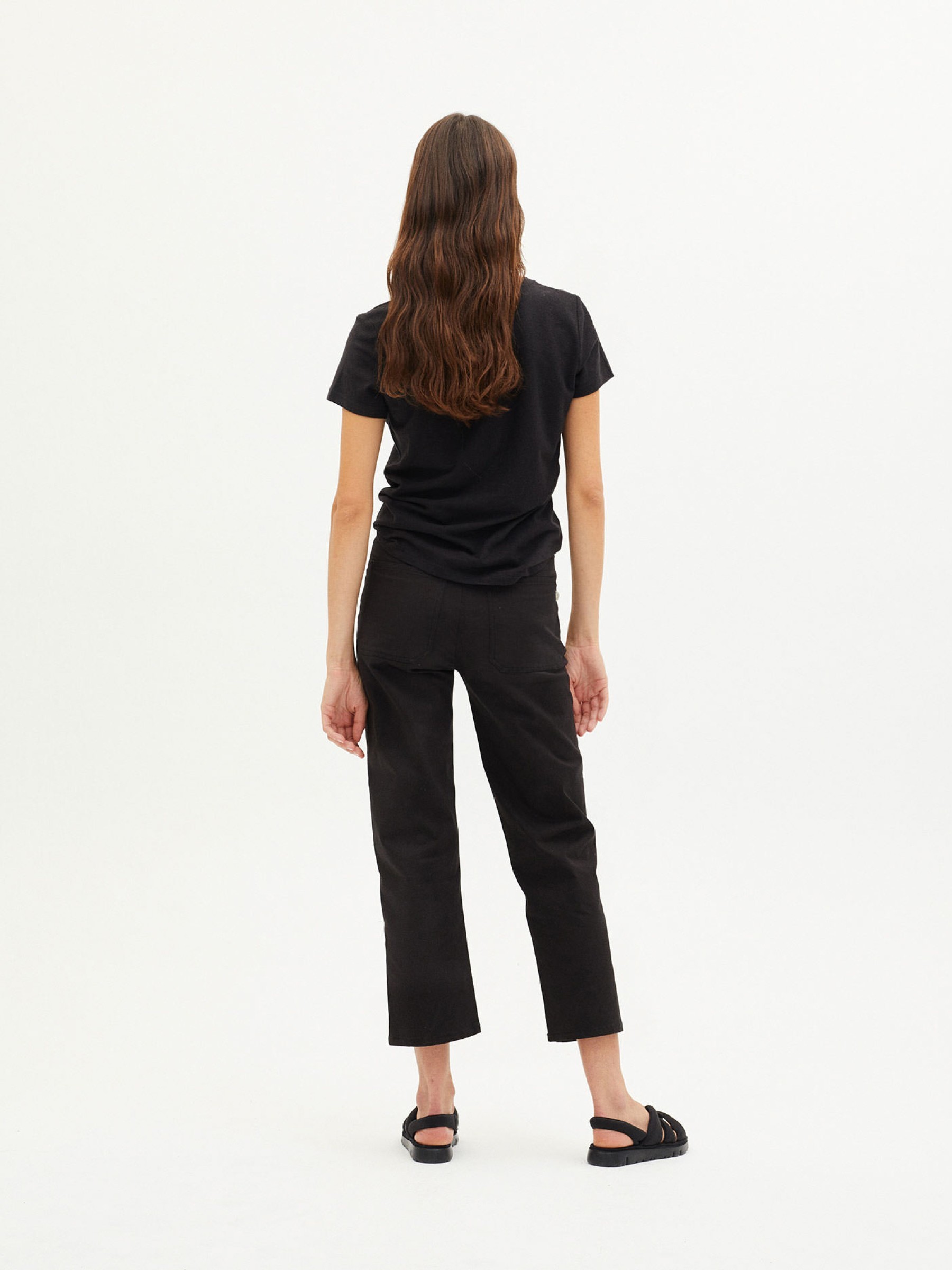Hemp Regina T-Shirt black Thinking Mu