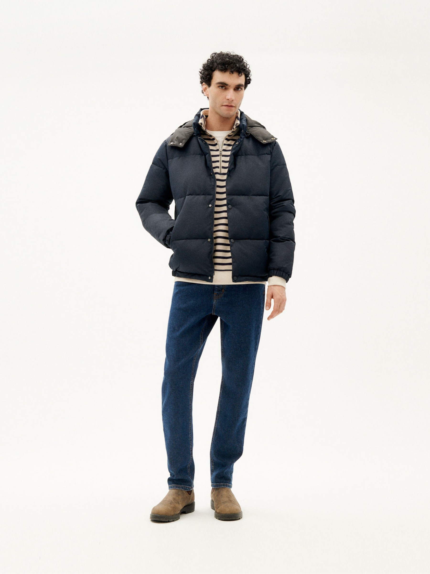 Jacke Trash Emmet Jacket navy Thinking Mu