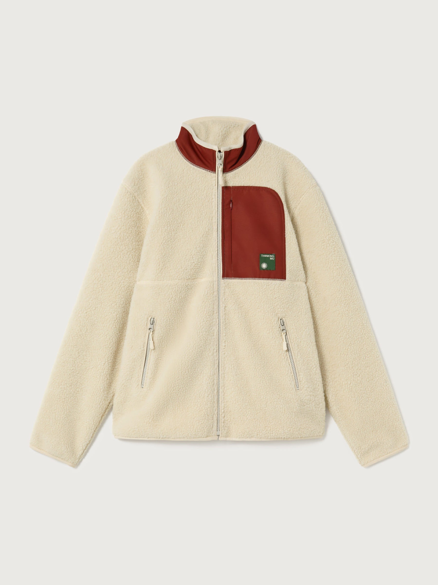 Jacke Lewis Sweatshirt ivory Thinking Mu