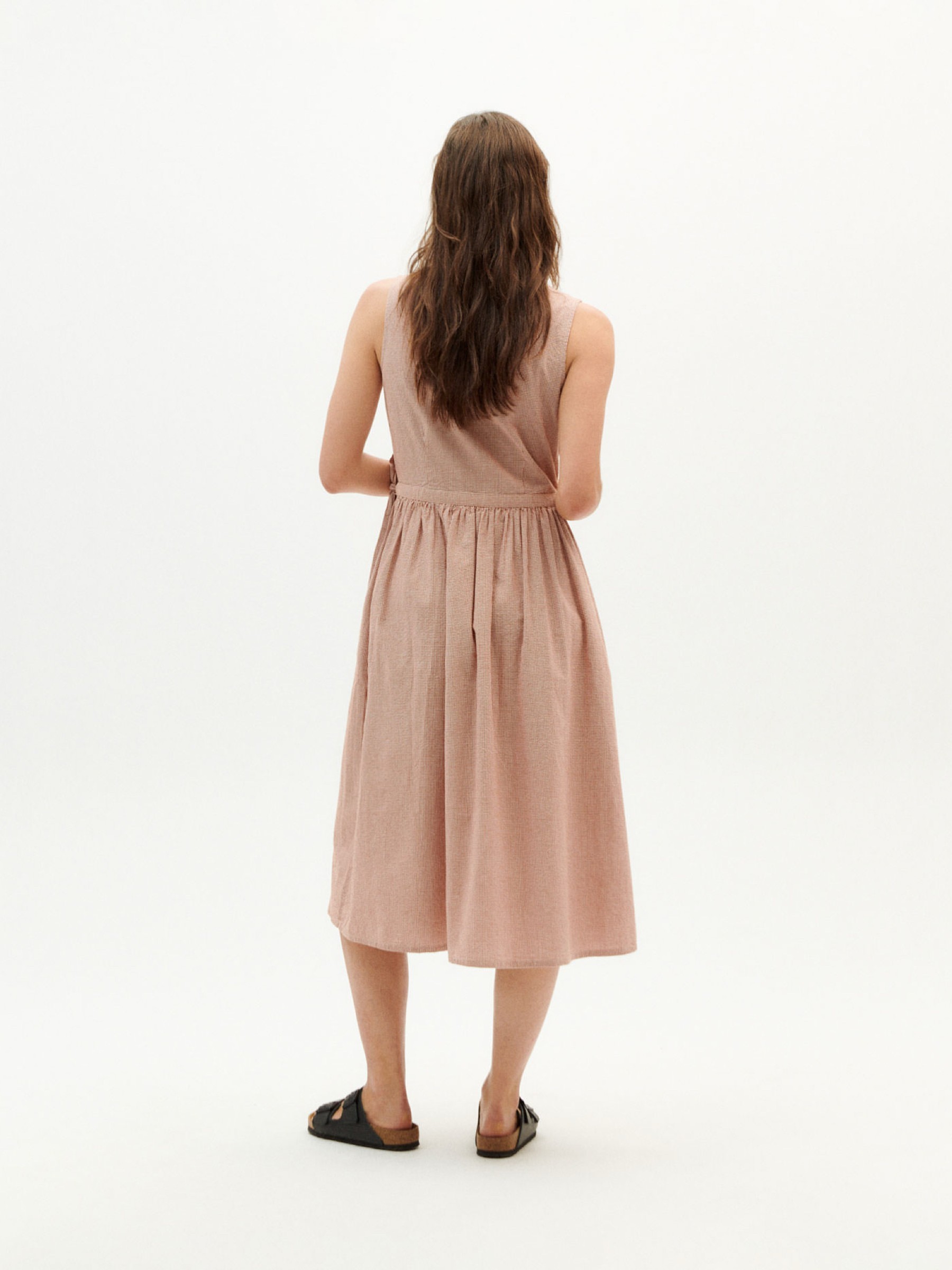 Kleid Amapola Dress vichy seersucker Thinking Mu