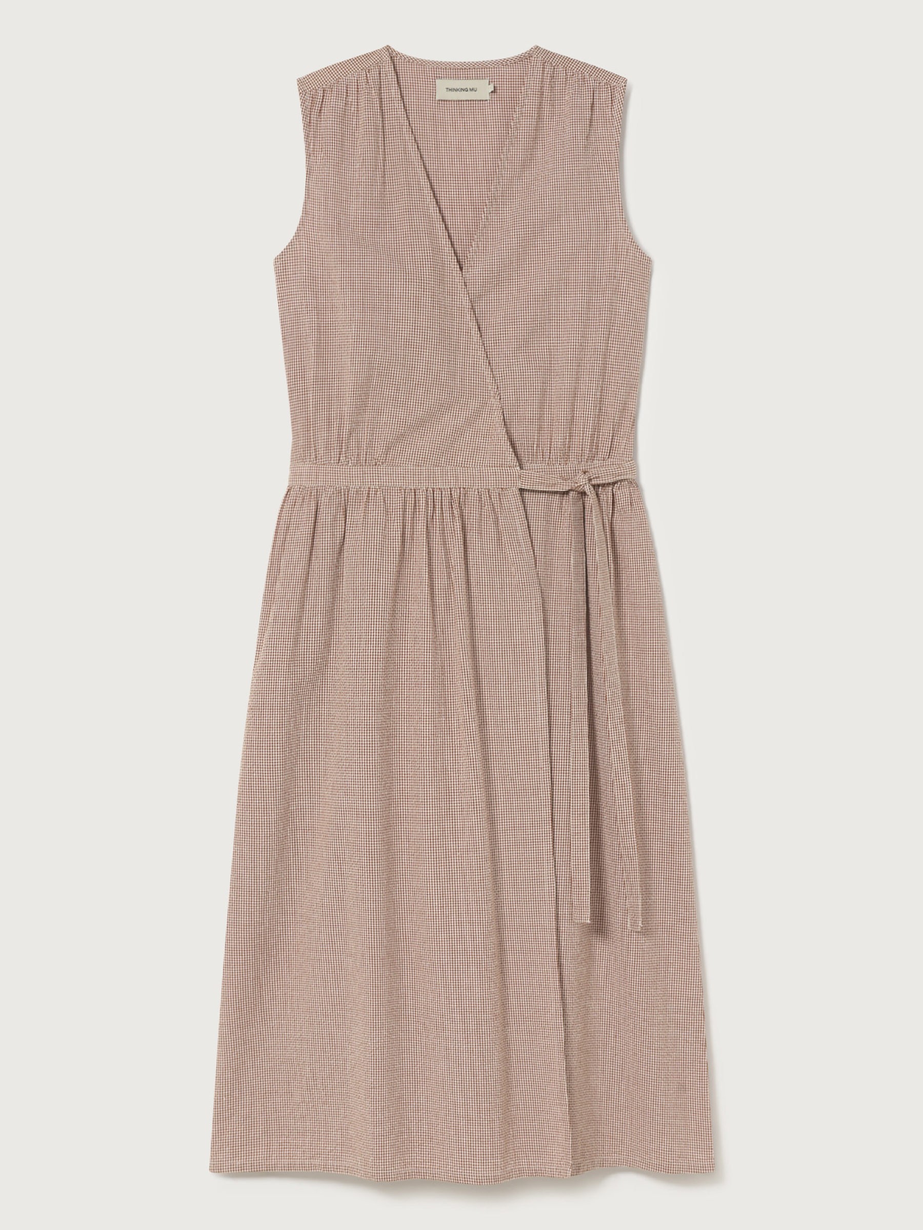 Kleid Amapola Dress vichy seersucker Thinking Mu