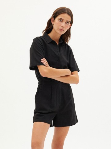 Overall Agata Jumpsuit black Thinking Mu