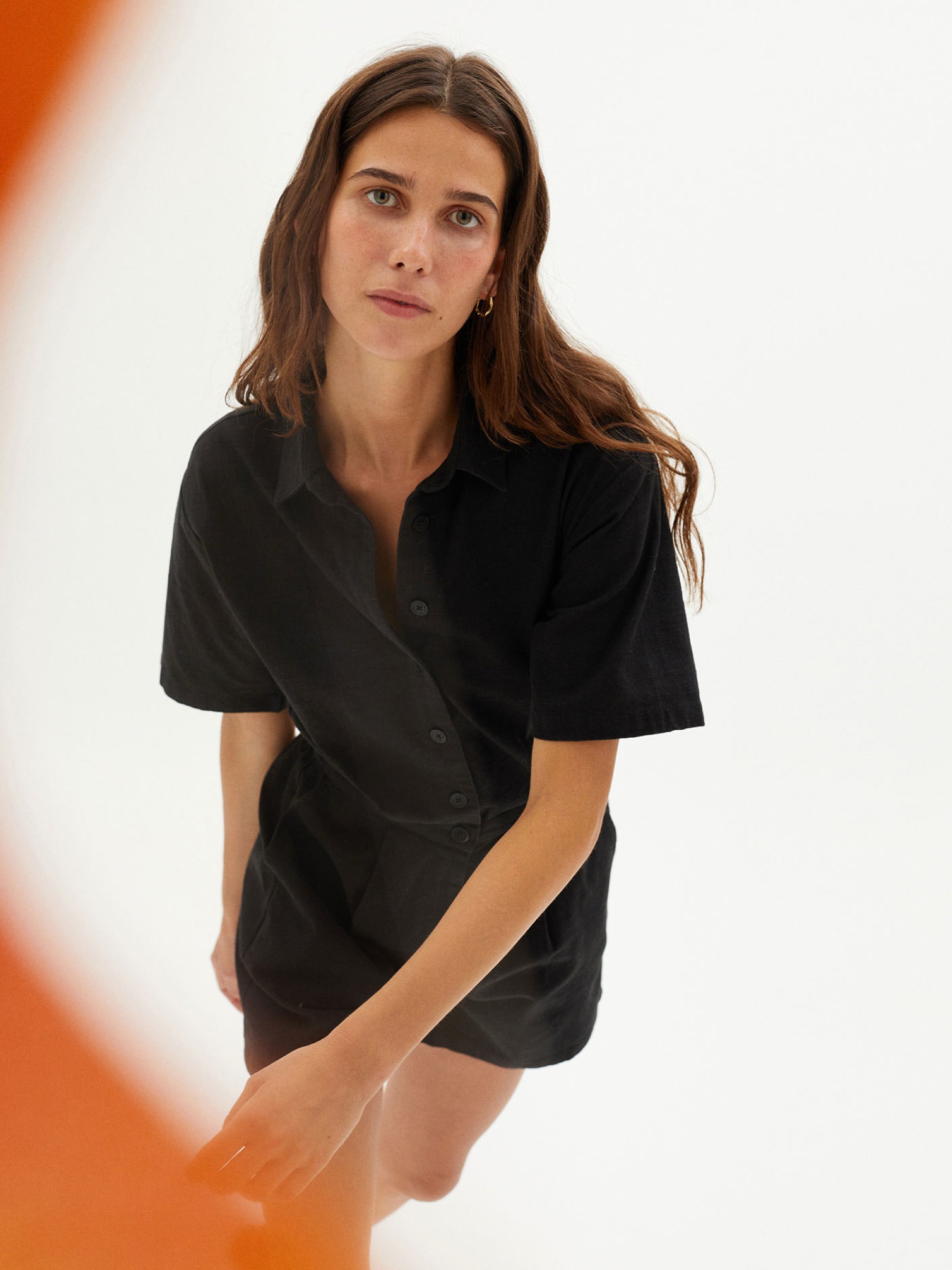 Overall Agata Jumpsuit black Thinking Mu