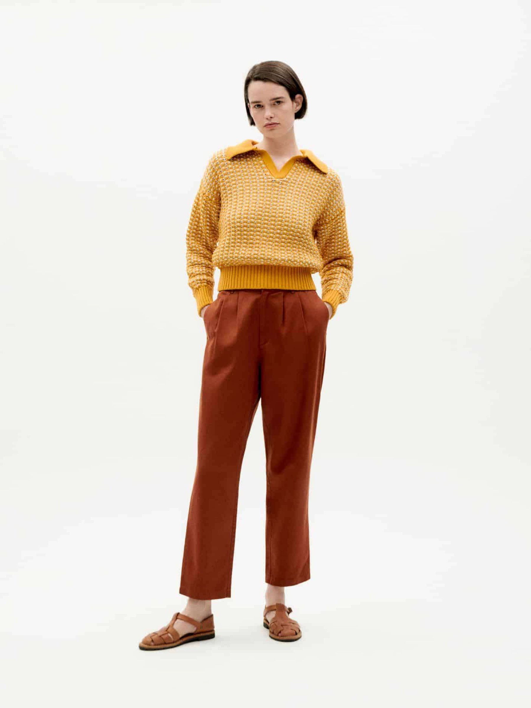 Hose Rina Pants toasted hemp Thinking Mu