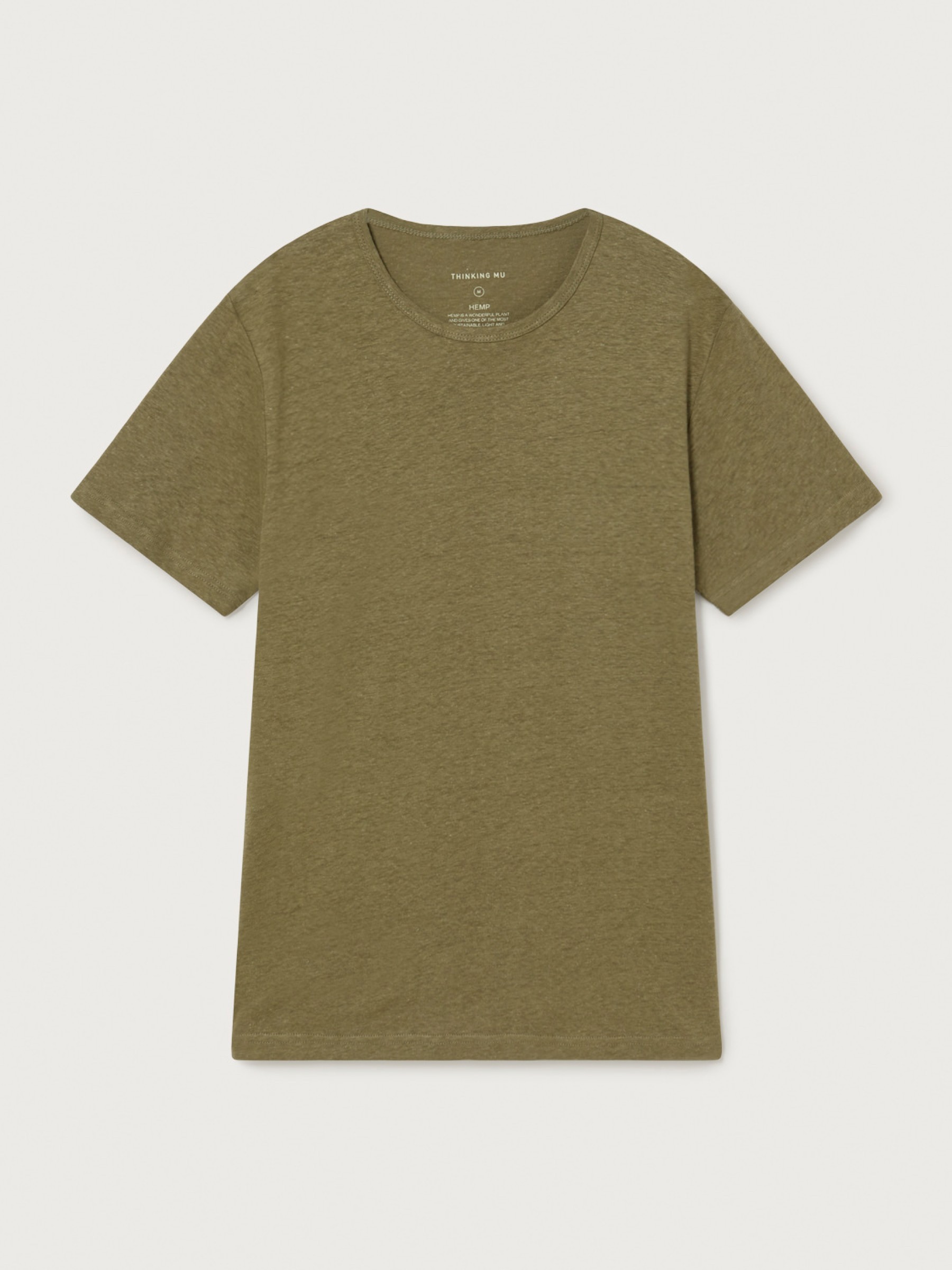 Hemp T-Shirt kaki Thinking Mu