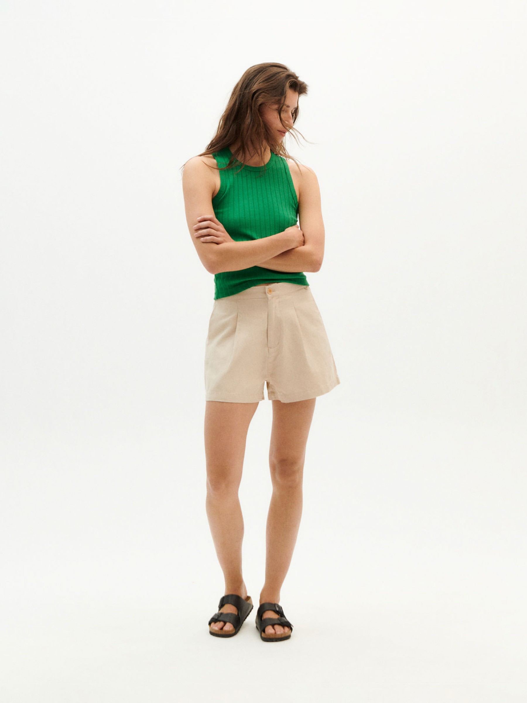 Hose Narciso Shorts pearl hemp Thinking Mu