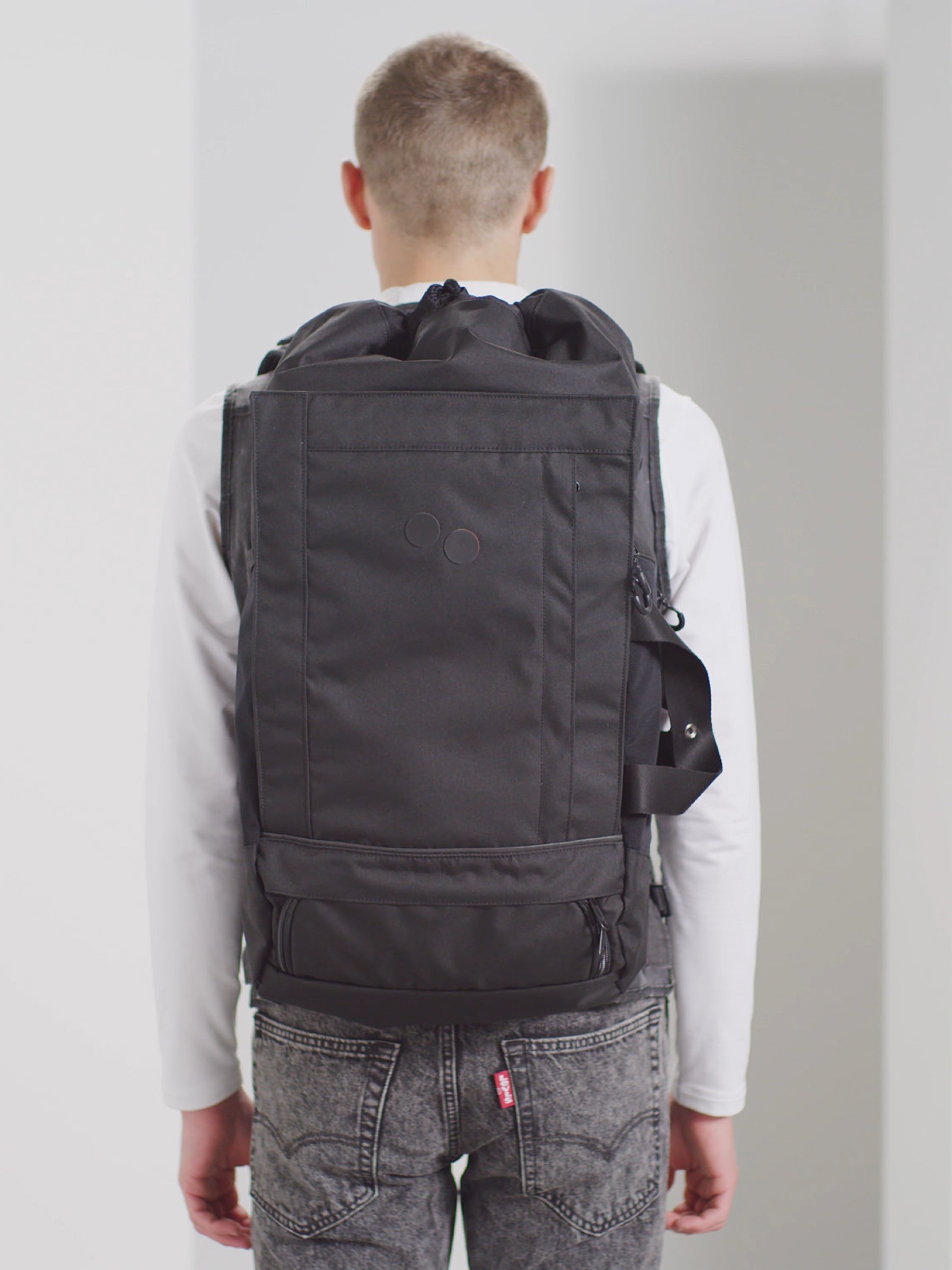 Rucksack Blok Large rooted black pinqponq