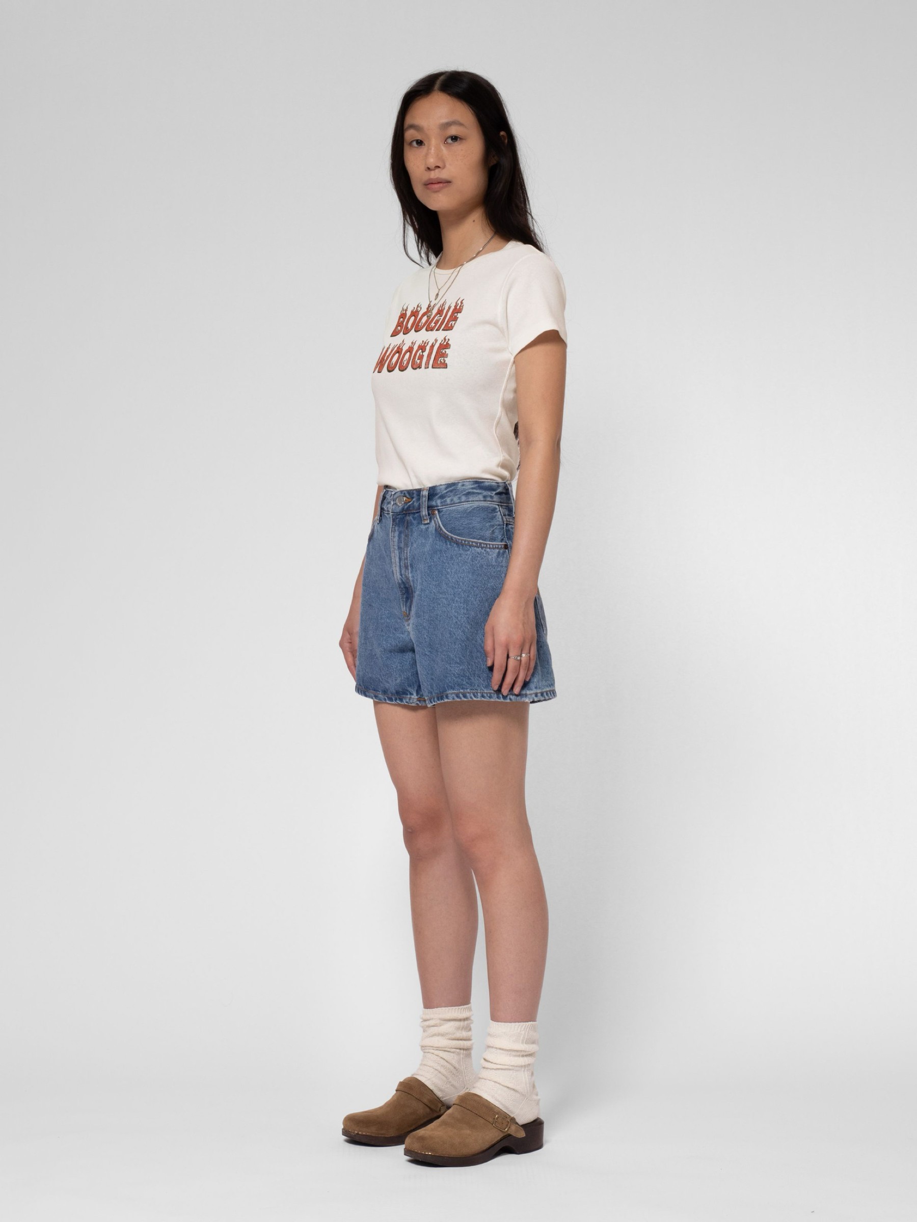 Jeansshorts Maeve Shorts casual wash Nudie Jeans