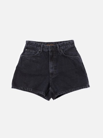 Jeansshorts Maeve Shorts smooth black Nudie Jeans