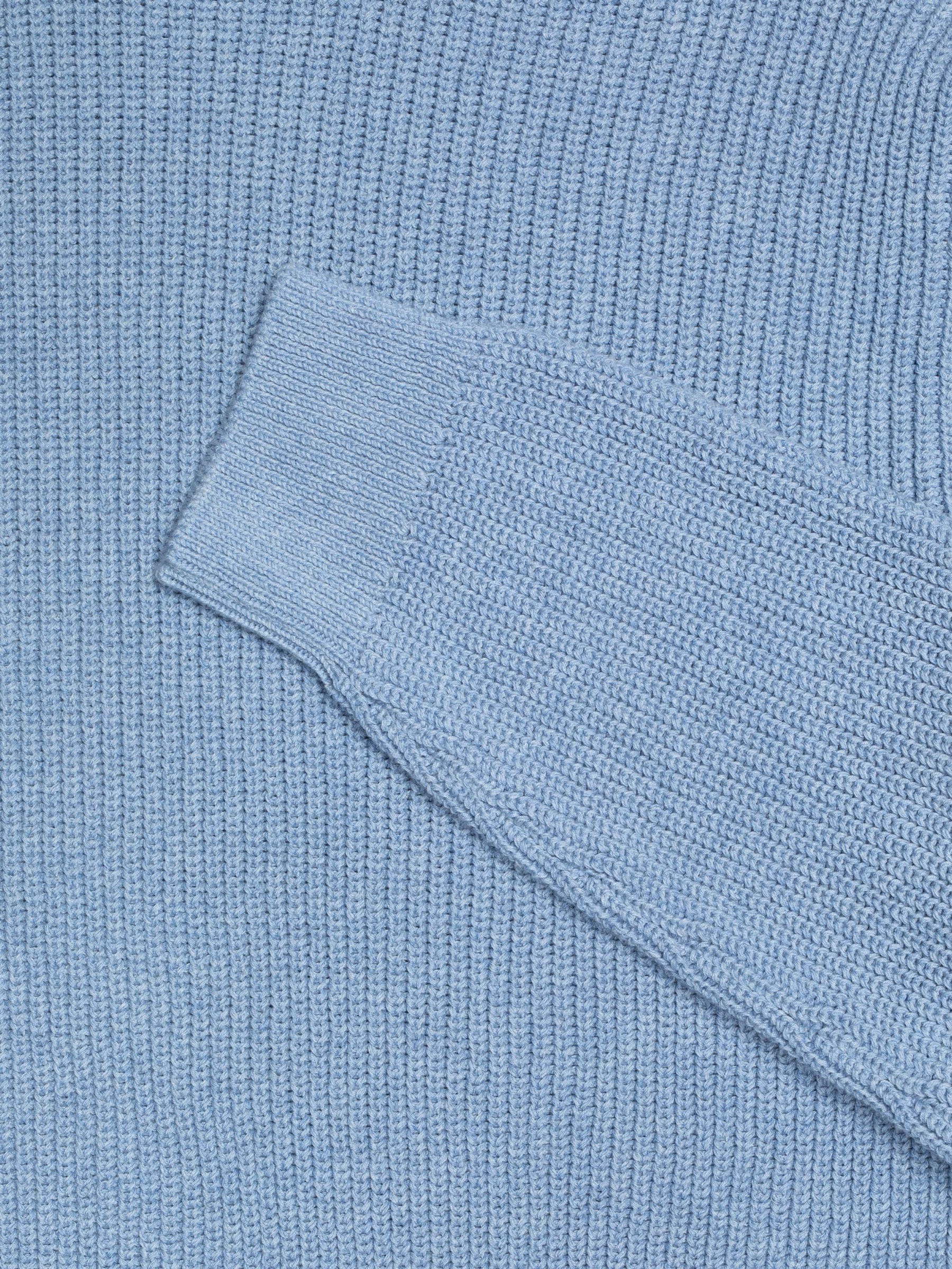 Pullover August Rib Cotton bluemelange Nudie Jeans