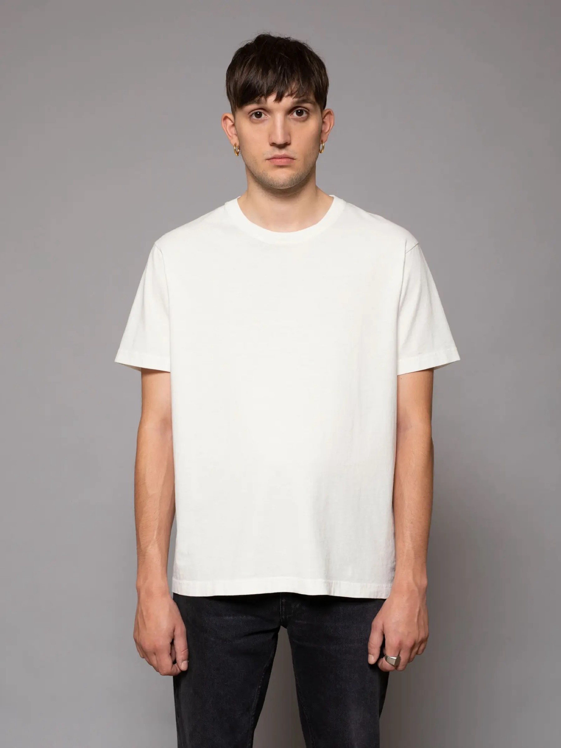 T-Shirt Uno Everyday Tee chalk white Nudie Jeans