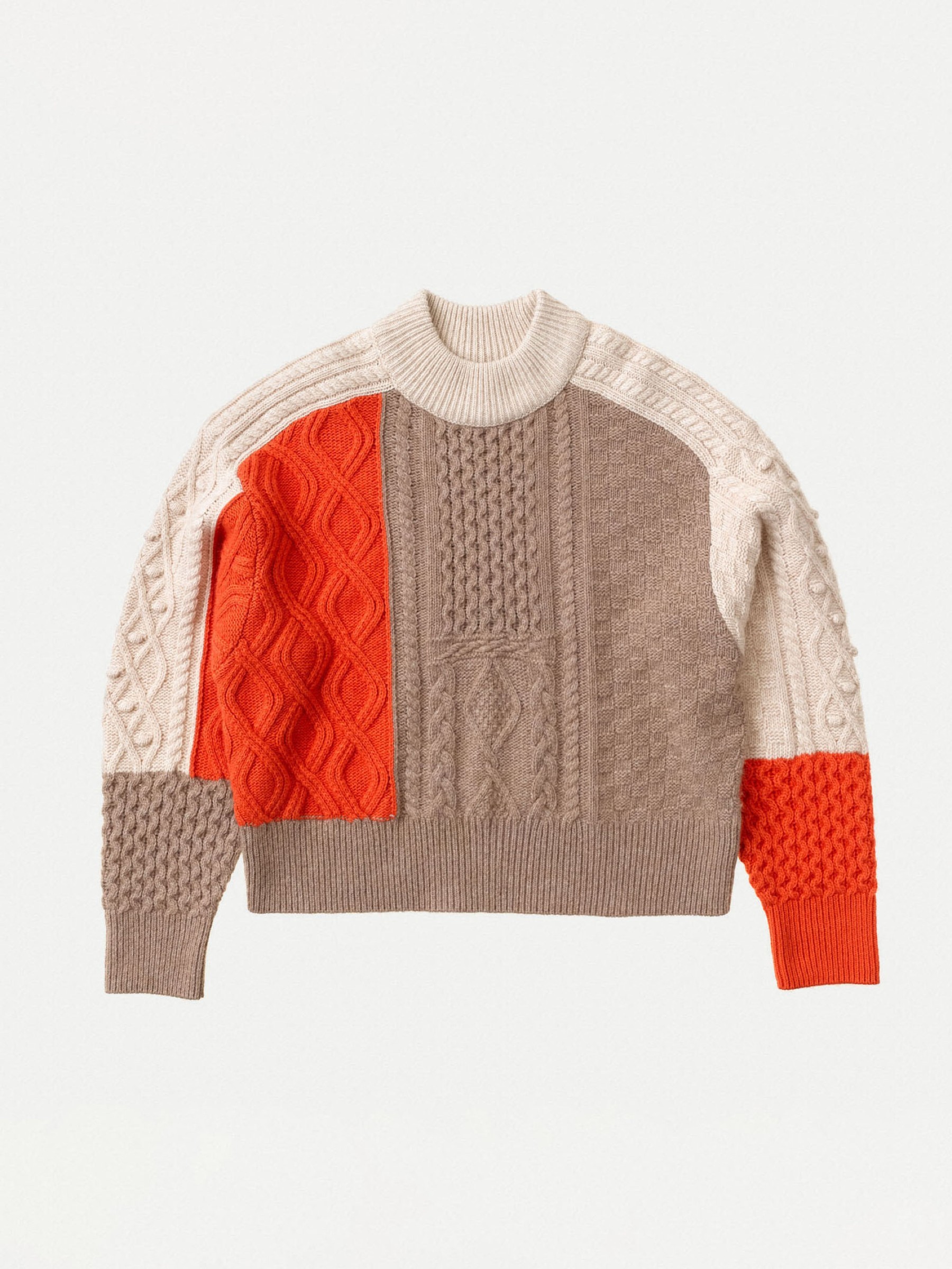 Pullover Olga Patched Knit multi Nudie Jeans