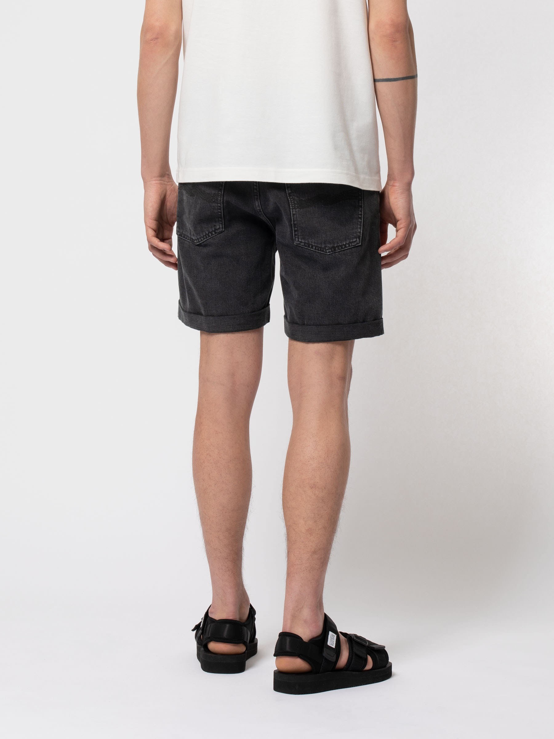 Jeansshorts Josh Shorts black water denim Nudie Jeans