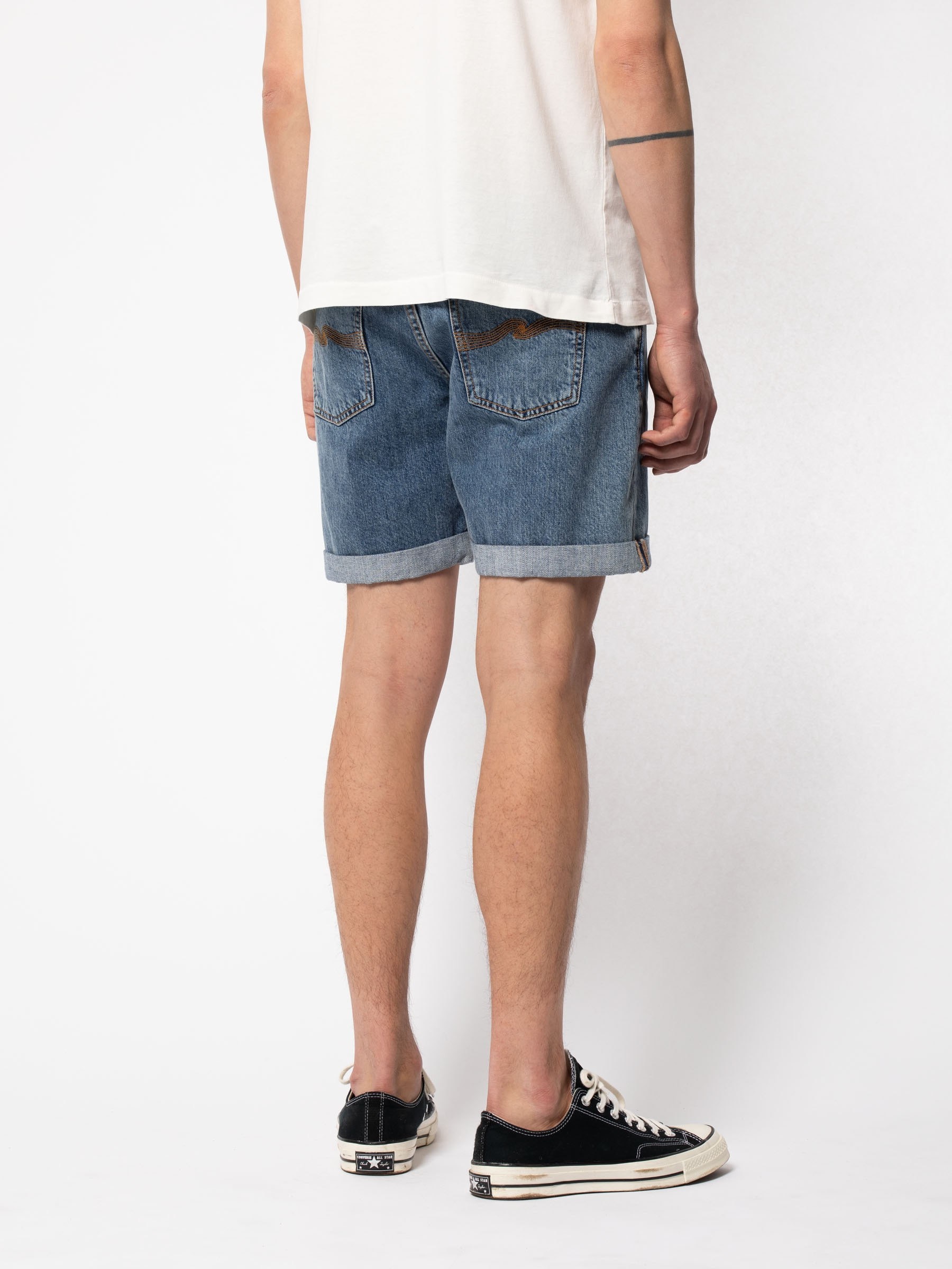 Jeansshorts Josh Shorts friendly blue Nudie Jeans