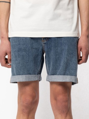 Jeansshorts Josh Shorts friendly blue Nudie Jeans