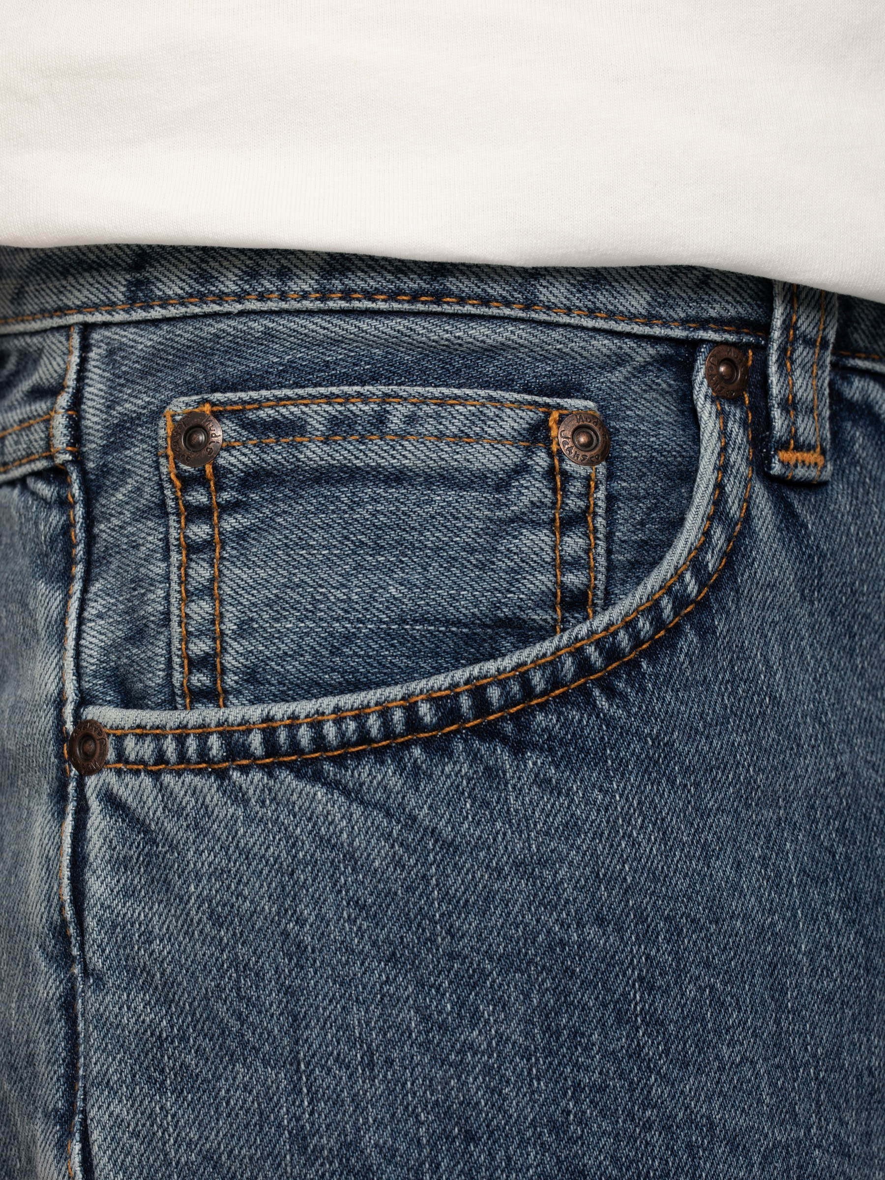 Jeansshorts Josh Shorts friendly blue Nudie Jeans