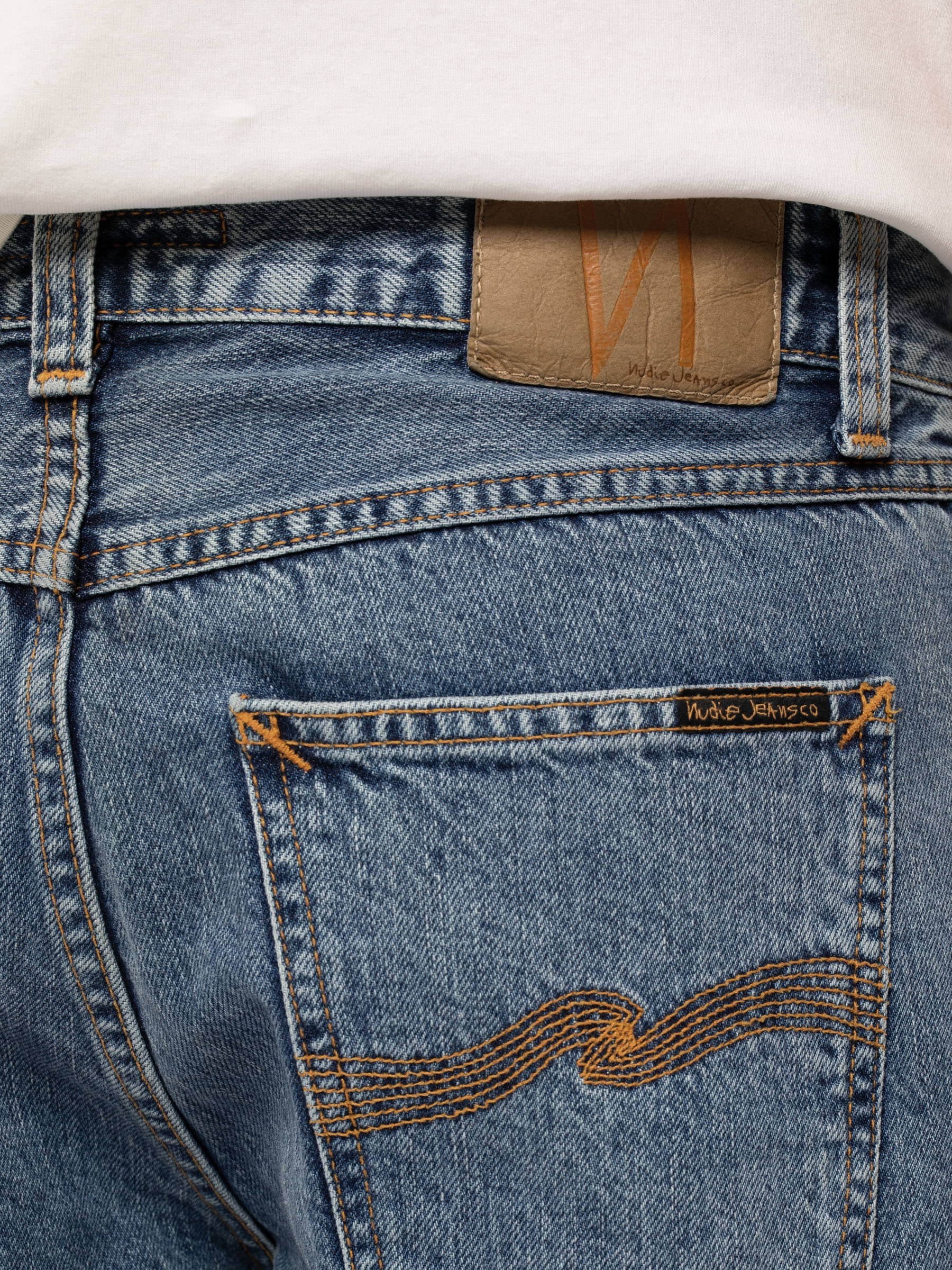 Jeansshorts Josh Shorts friendly blue Nudie Jeans