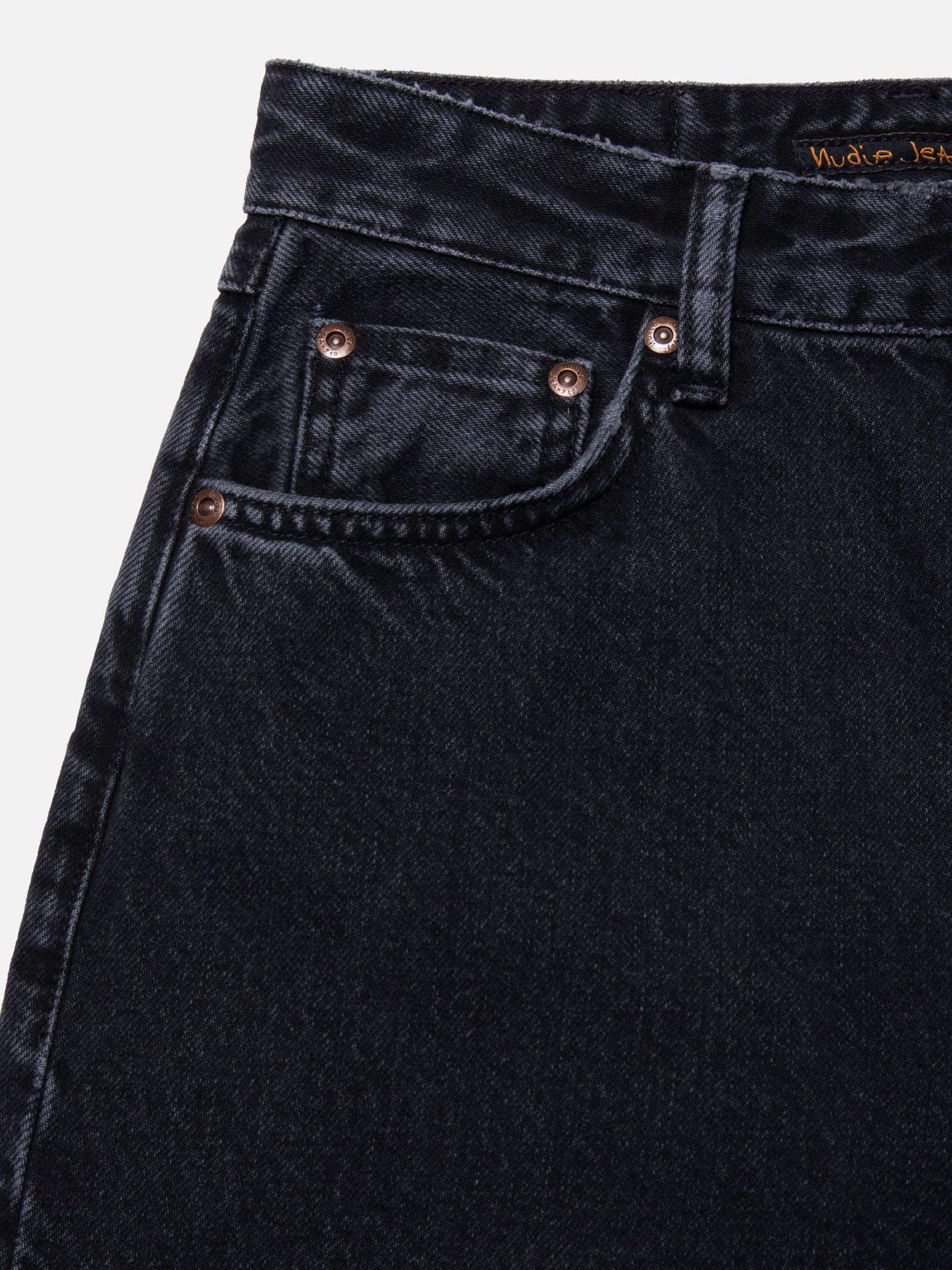 Jeanshose Lofty Lo black vintage Nudie Jeans