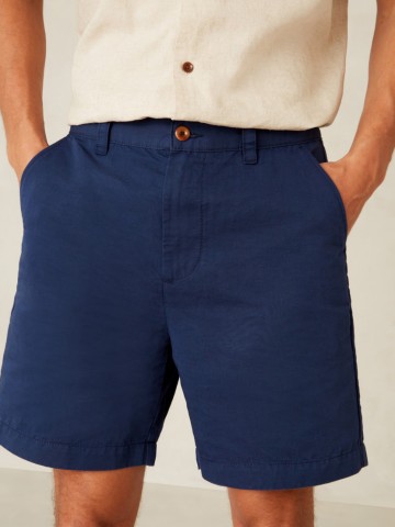 Shorts Cronus worker blue linen mix Kings of Indigo – K.O.I.