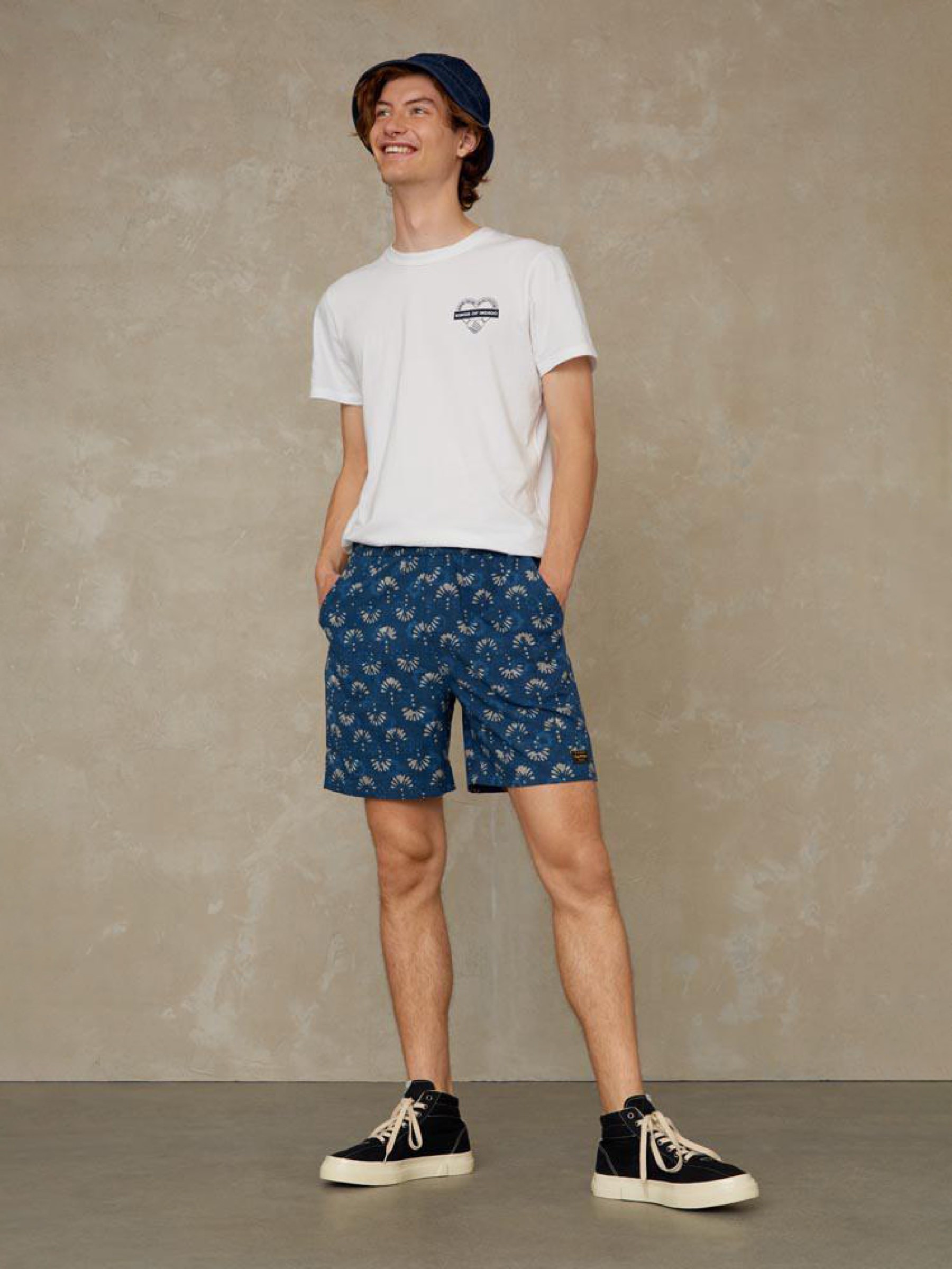 Shorts Bidatsu woodblock indigo dye Kings of Indigo – K.O.I.