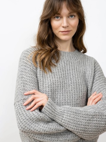 Pullover Juli Sweater light grey Jungle Folk