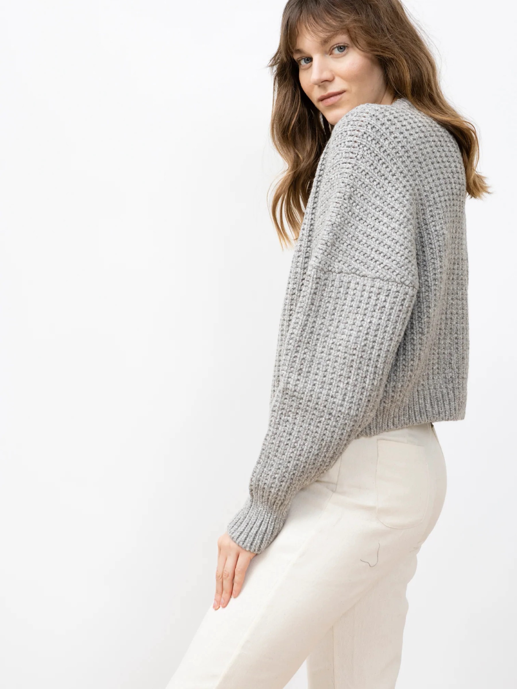 Pullover Juli Sweater light grey Jungle Folk