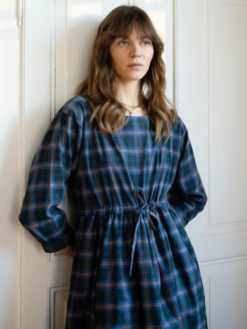 Kleid Liv Ruffle Dress checkered Jungle Folk