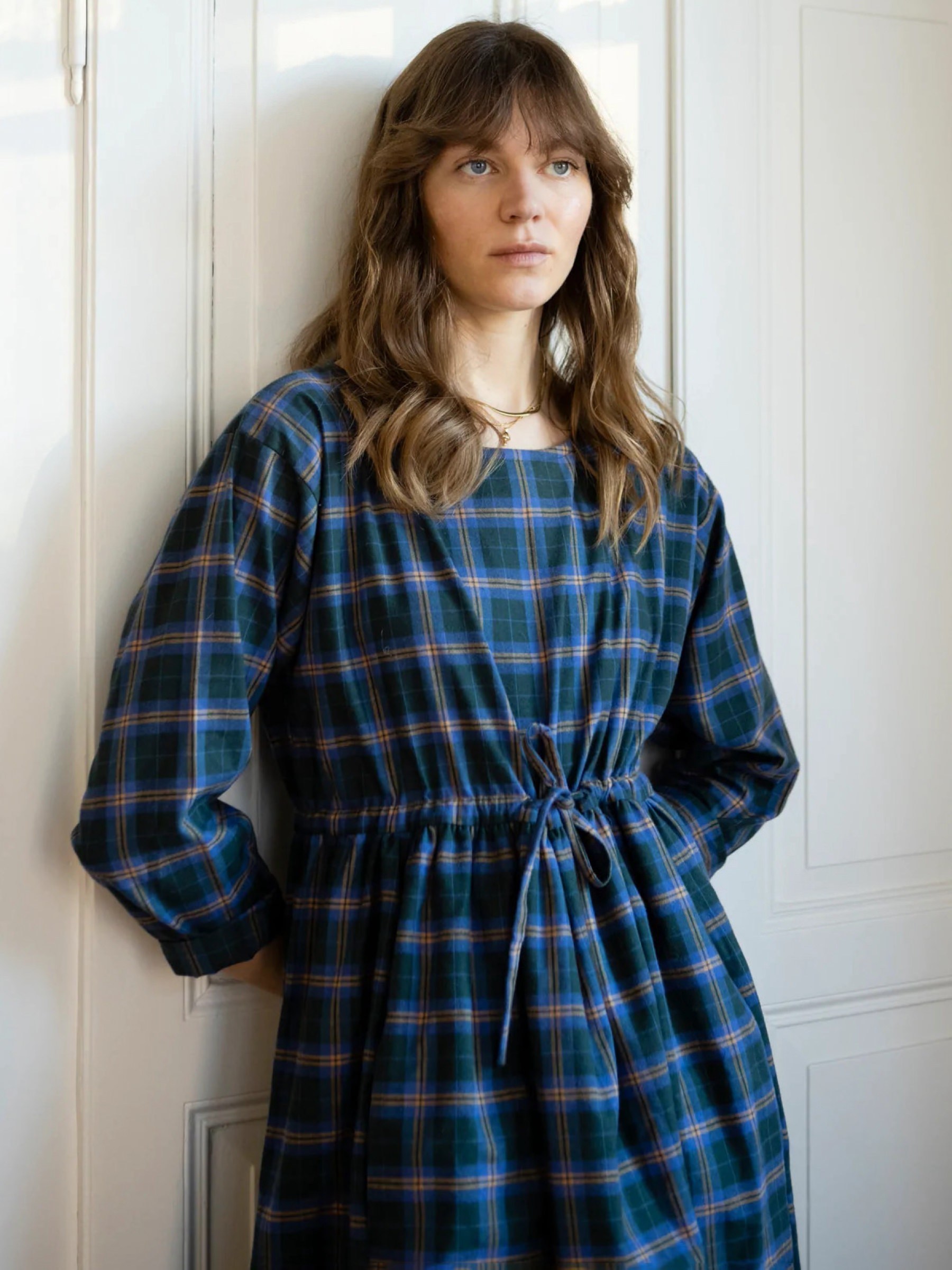 Kleid Liv Ruffle Dress checkered Jungle Folk