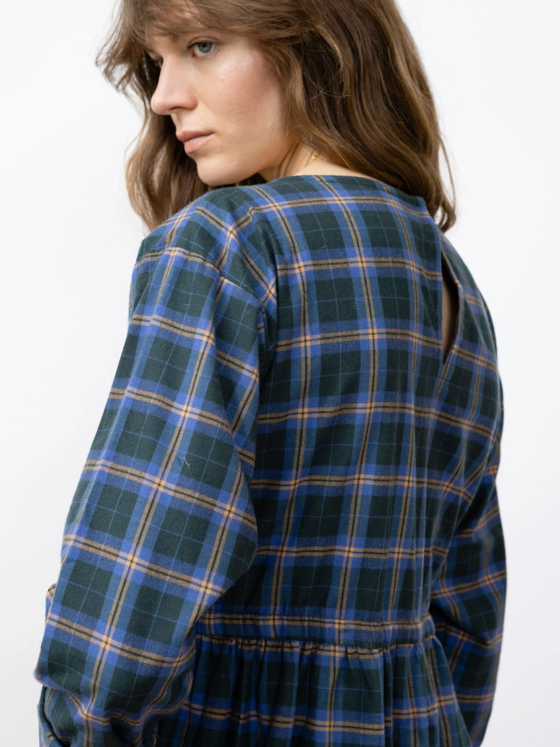 Kleid Liv Ruffle Dress checkered Jungle Folk