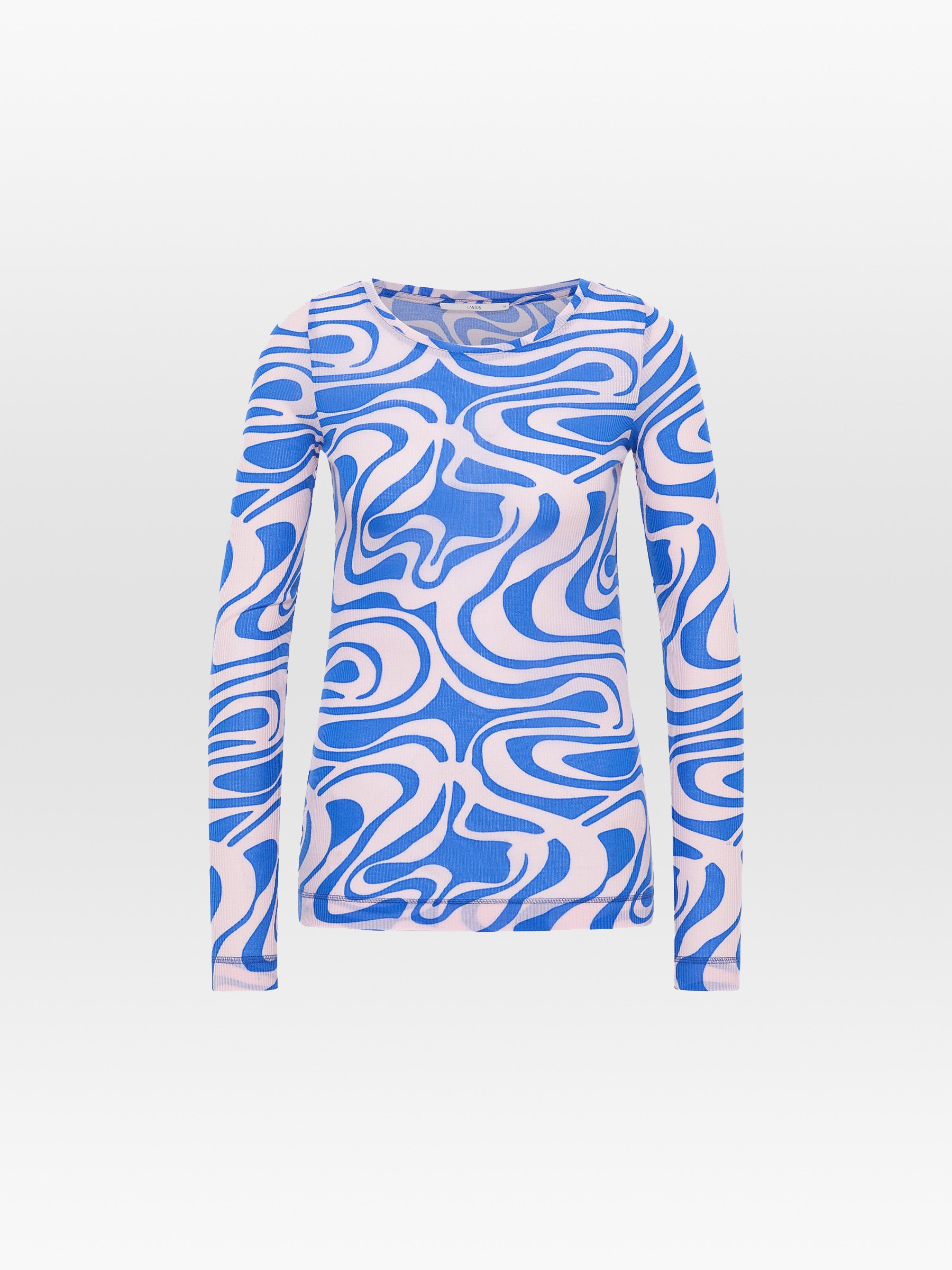 Longsleeve Langarmshirt aus TENCEL print swirl rose Lanius