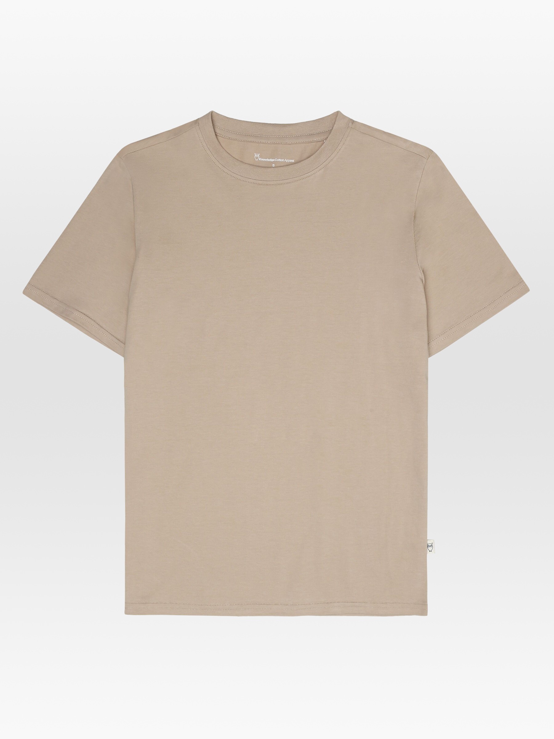 Basic Pima Cotton T-Shirt light feather gray Knowledge Cotton Apparel