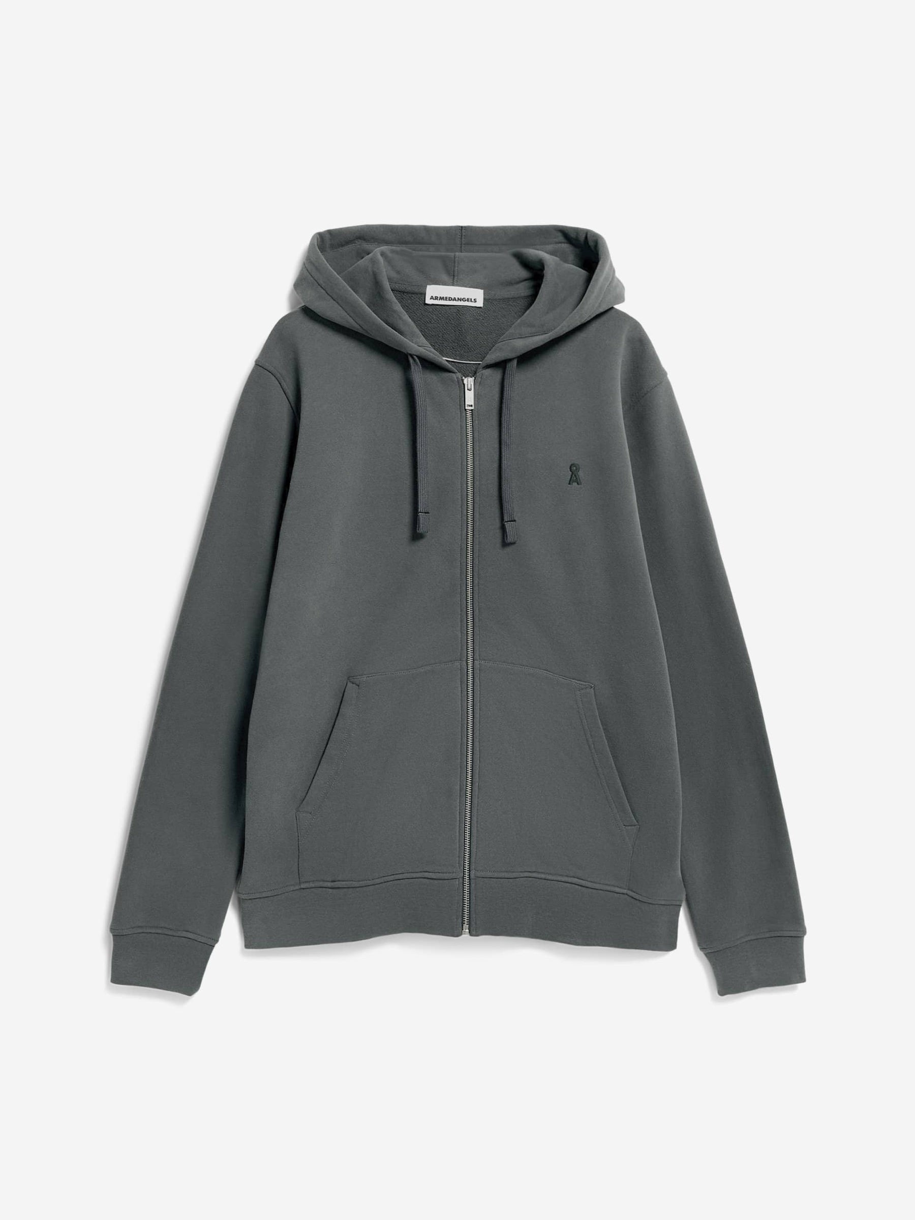 Zipper-Hoodie Saromiaan Comfort space steel Armedangels