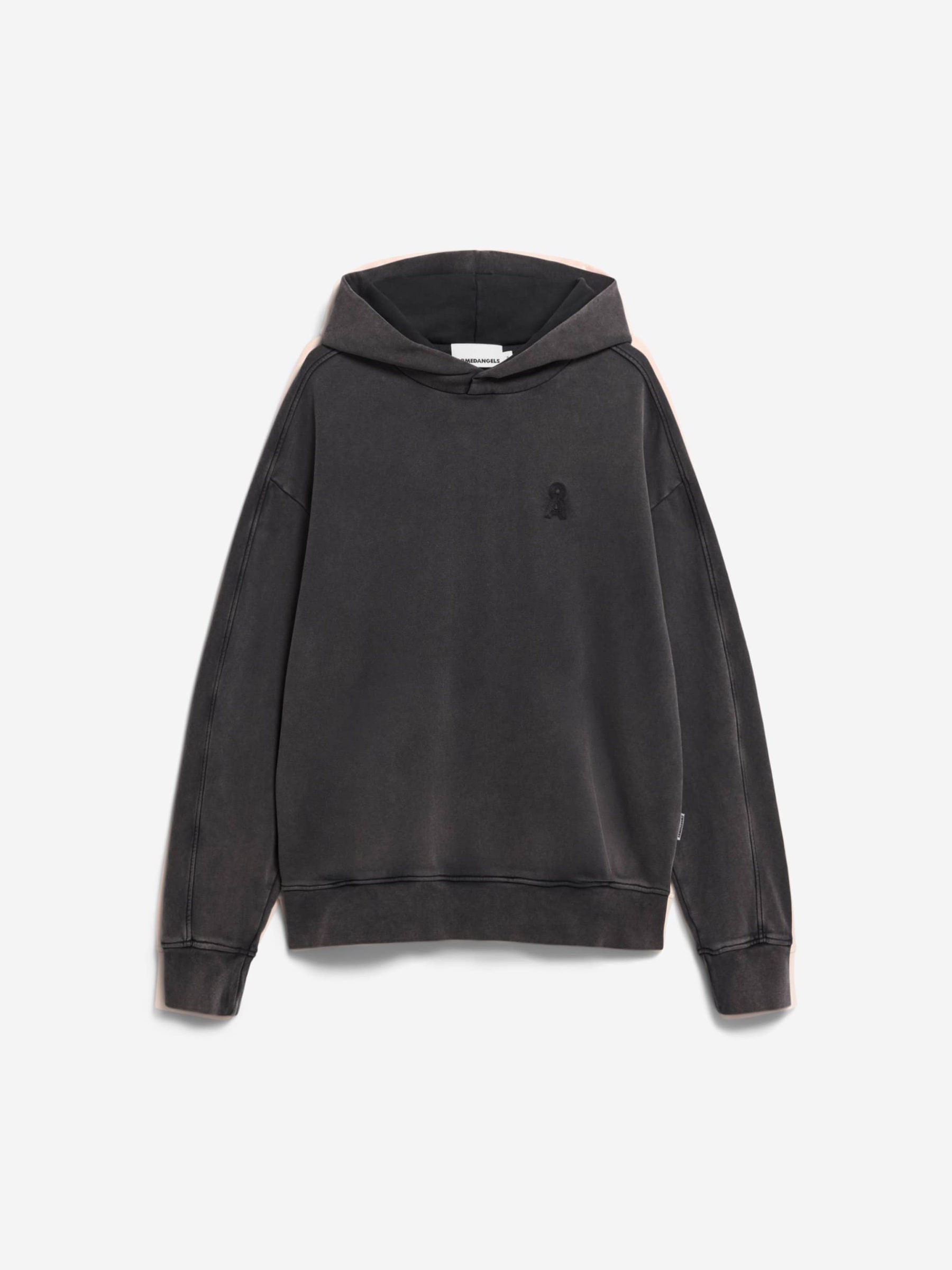 Pullover Emaal Hoodie GMT Dye black washed Armedangels