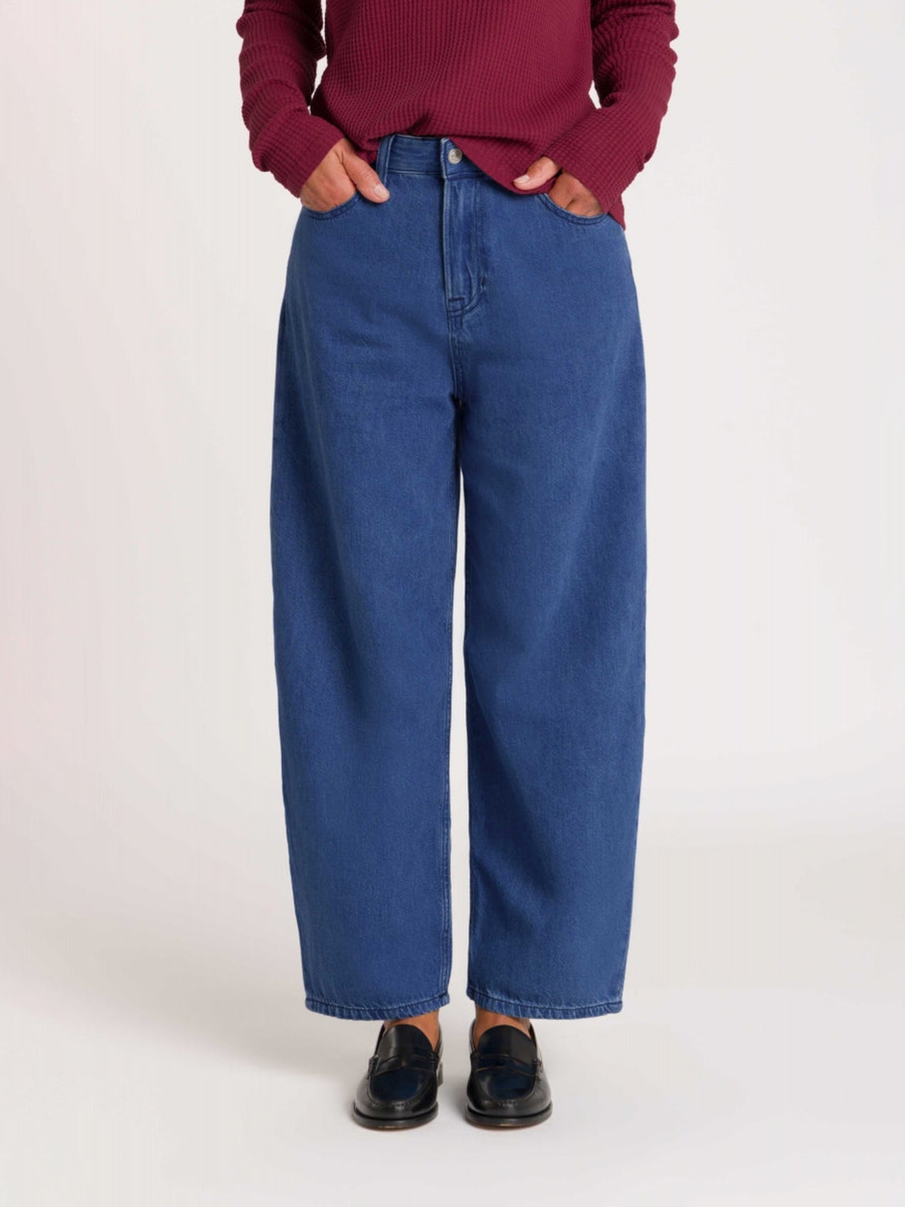 Jeanshose Leila quennell mid used Kings of Indigo – K.O.I.