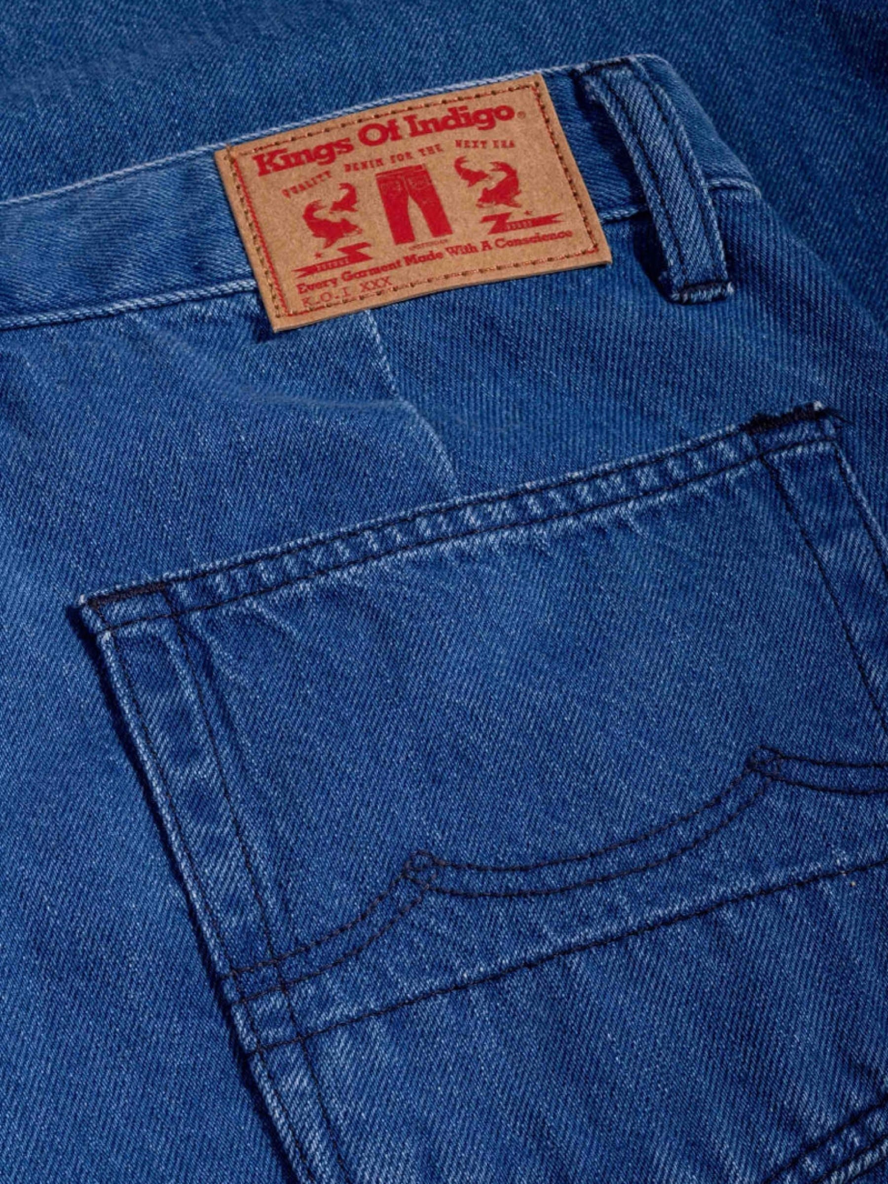 Jeanshose Leila quennell mid used Kings of Indigo – K.O.I.