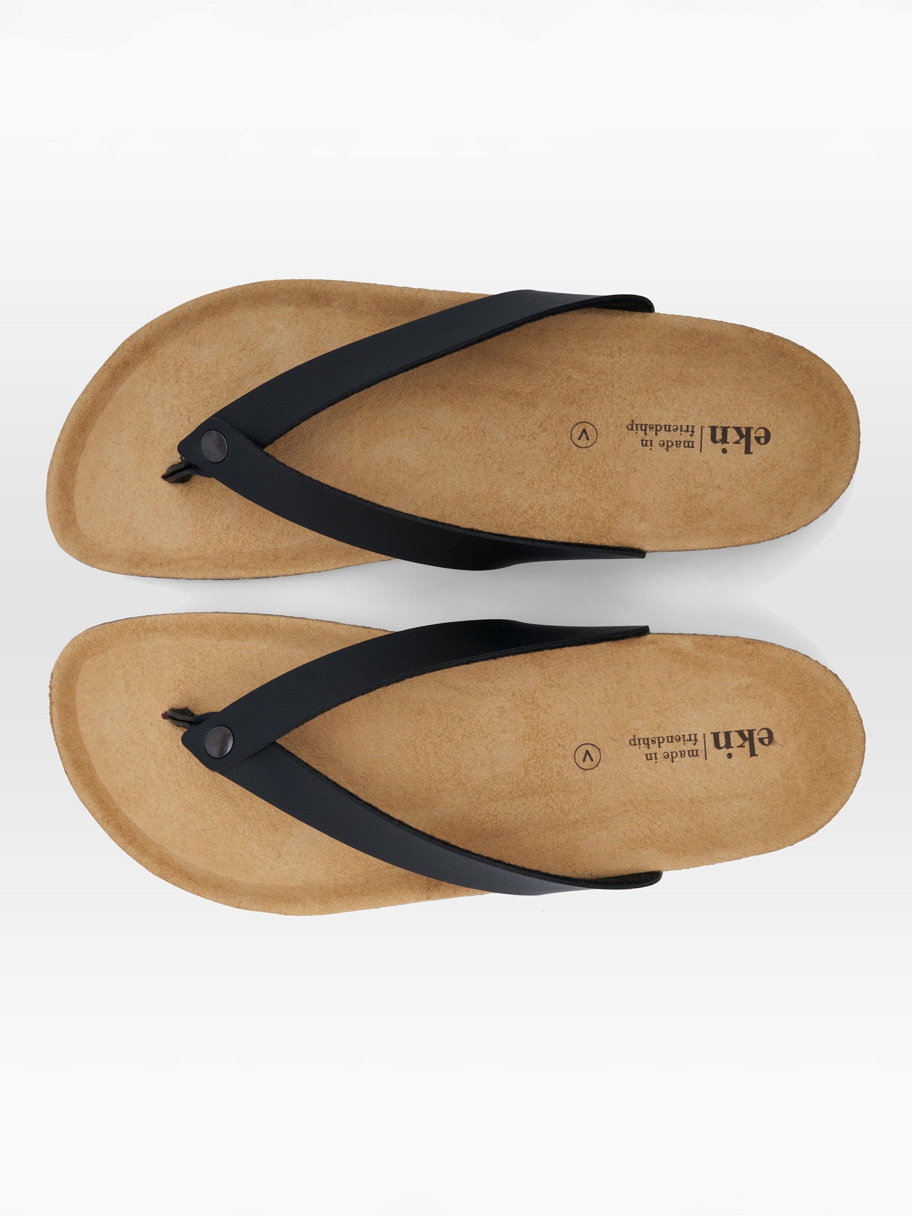 Schuhe Sandal Vegan black ekn Footwear