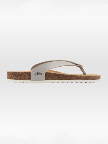 Schuhe Sandal Vegan grey ekn Footwear