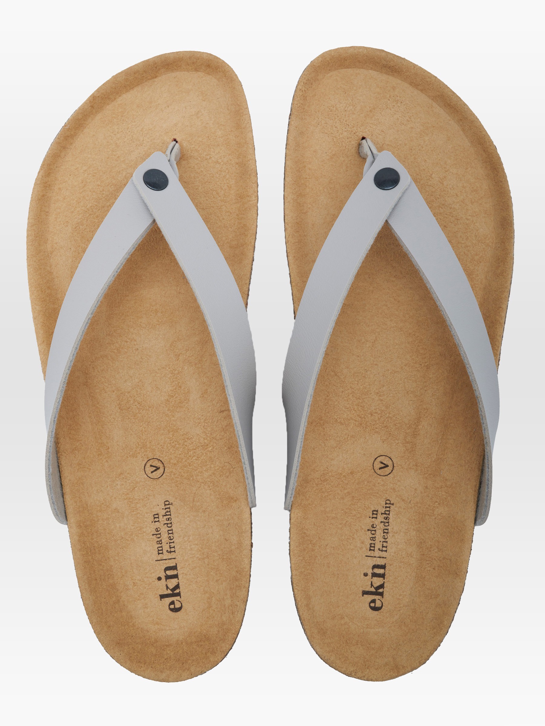 Schuhe Sandal Vegan grey ekn Footwear