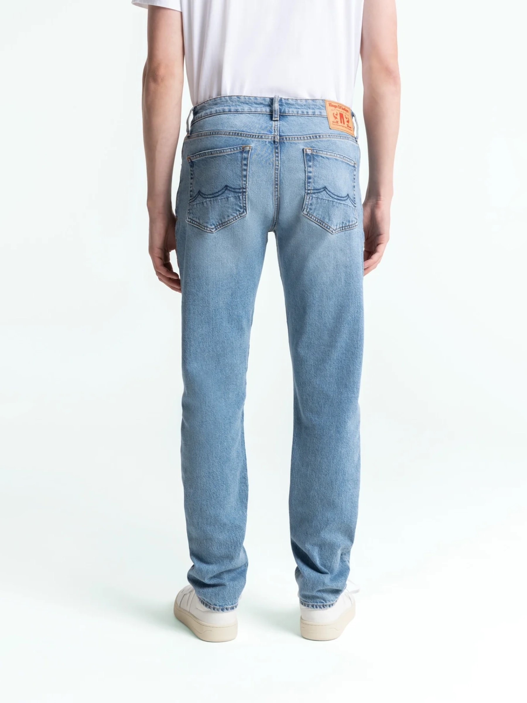 Jeanshose Charles antonie deep royal tencel mid Kings of Indigo – K.O.I.