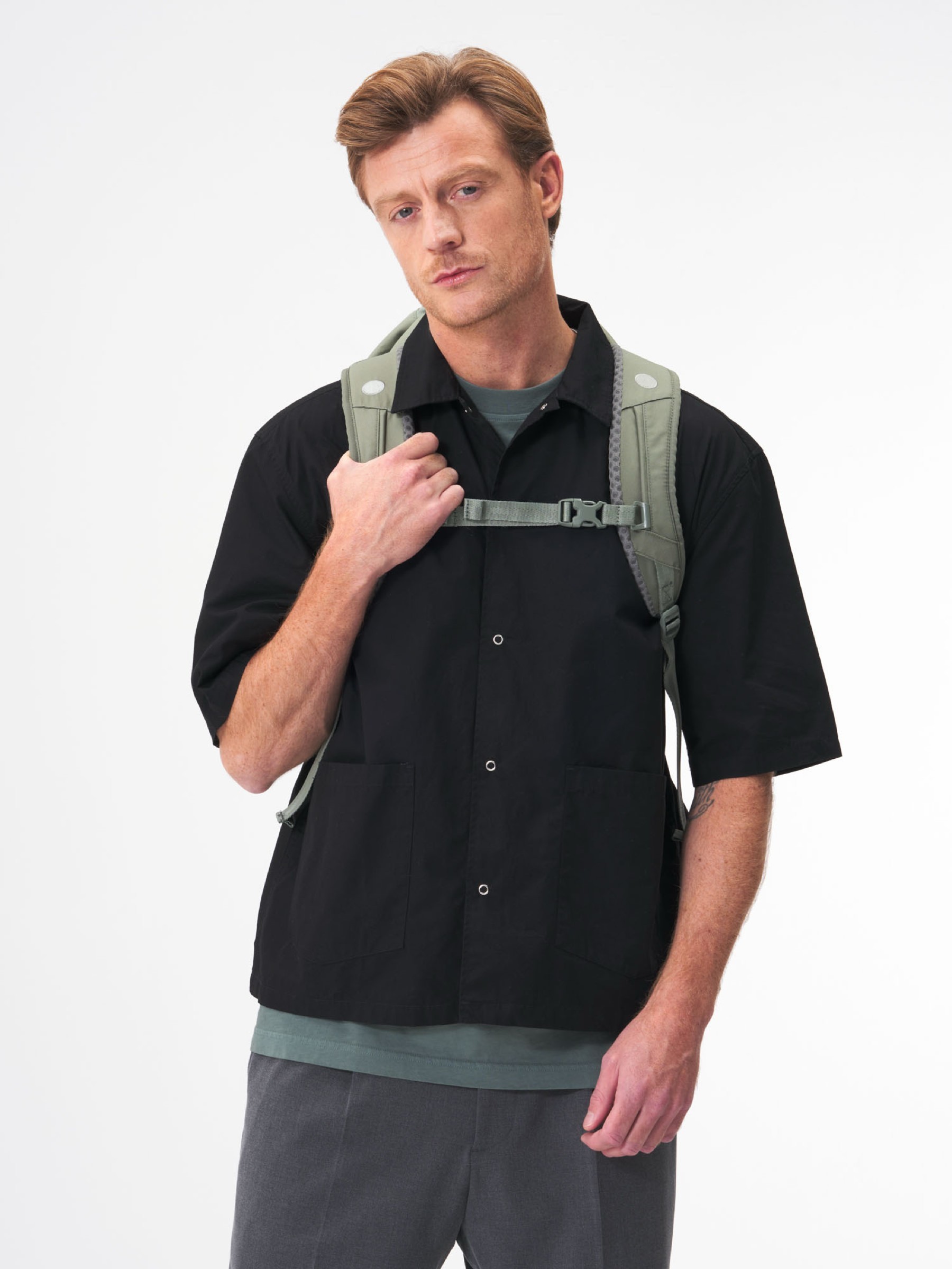 Rucksack Blok Medium desert sage pinqponq