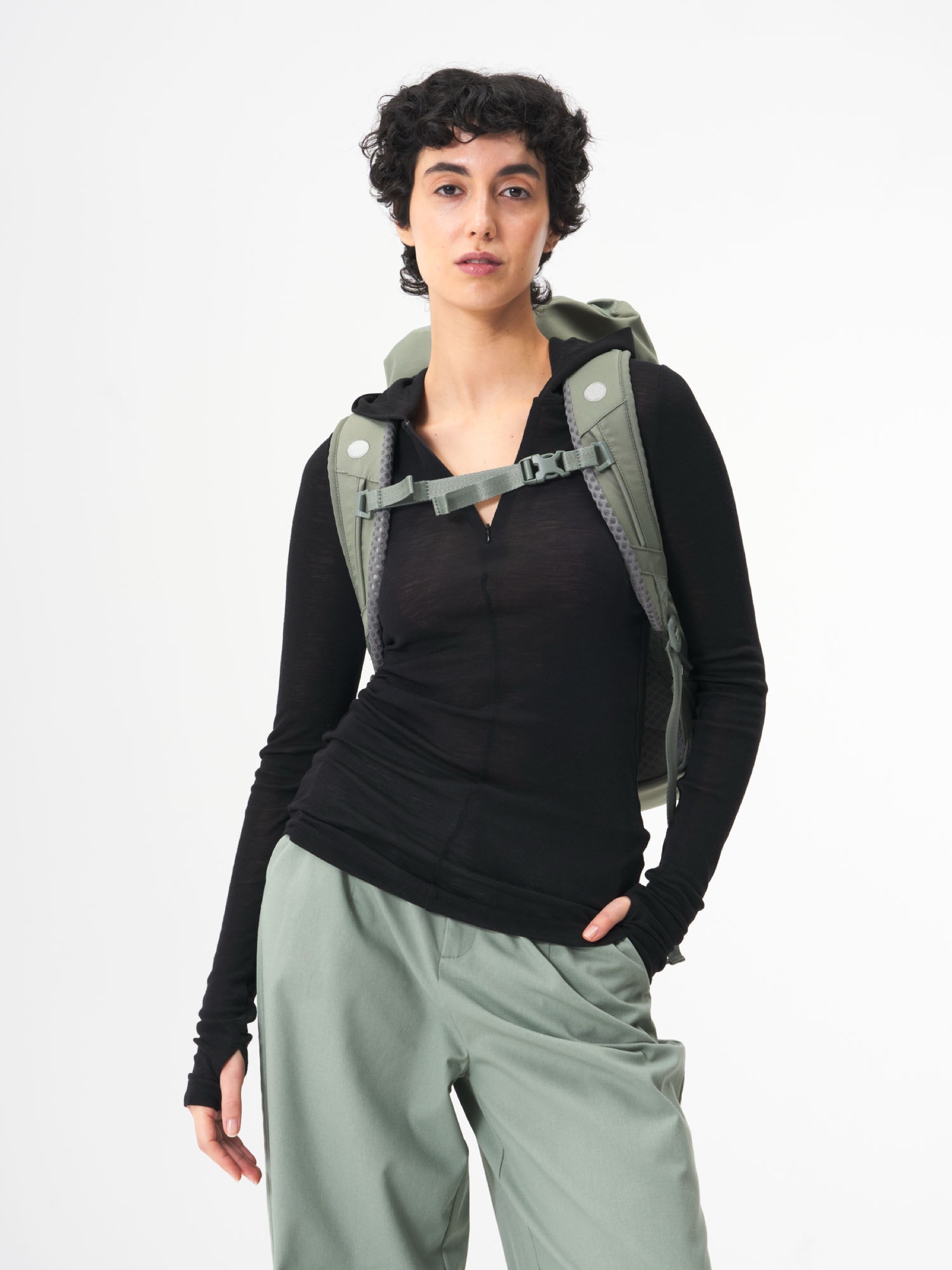 Rucksack Blok Medium desert sage pinqponq
