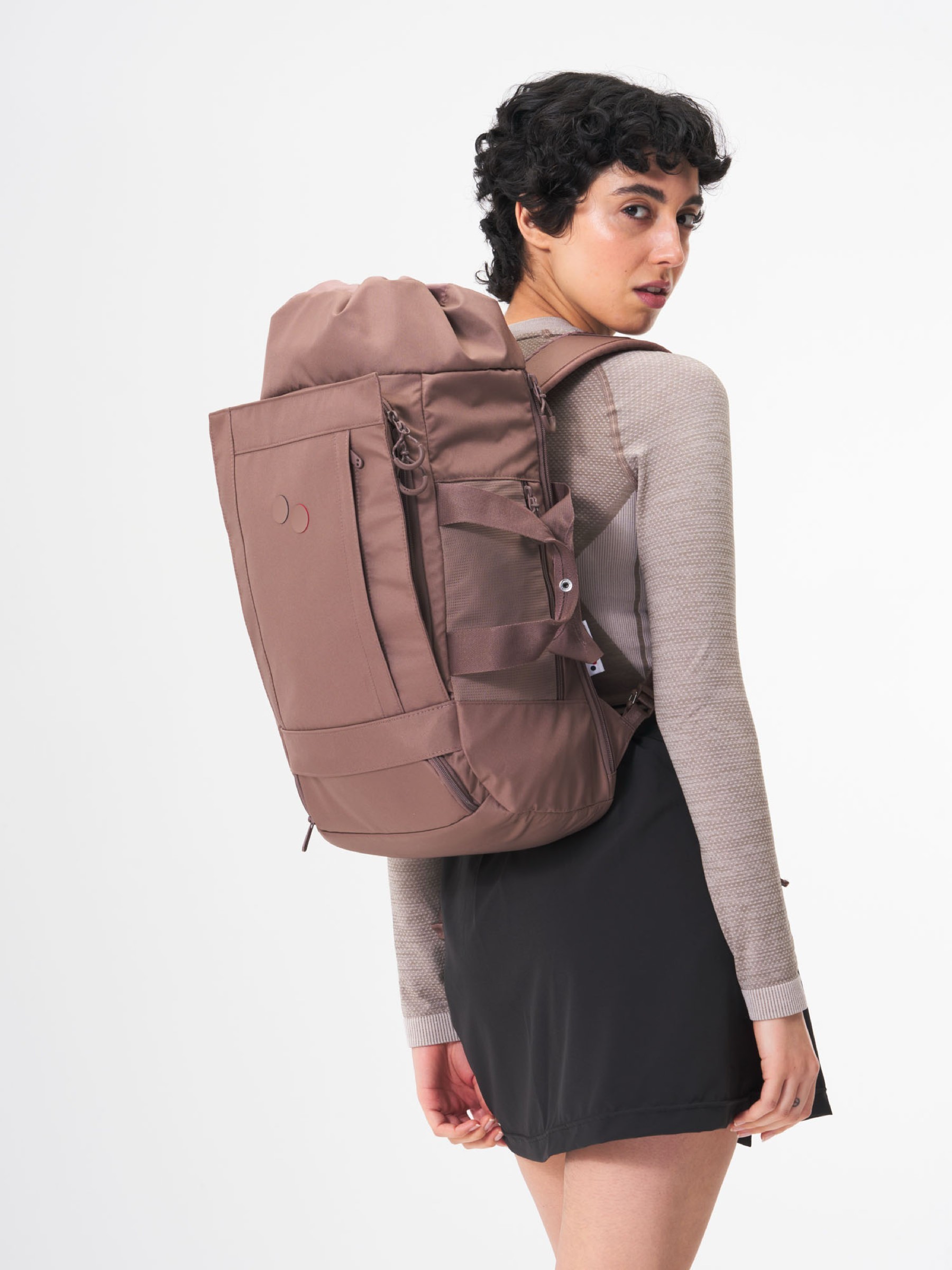 Rucksack Blok Medium dusted mauve pinqponq