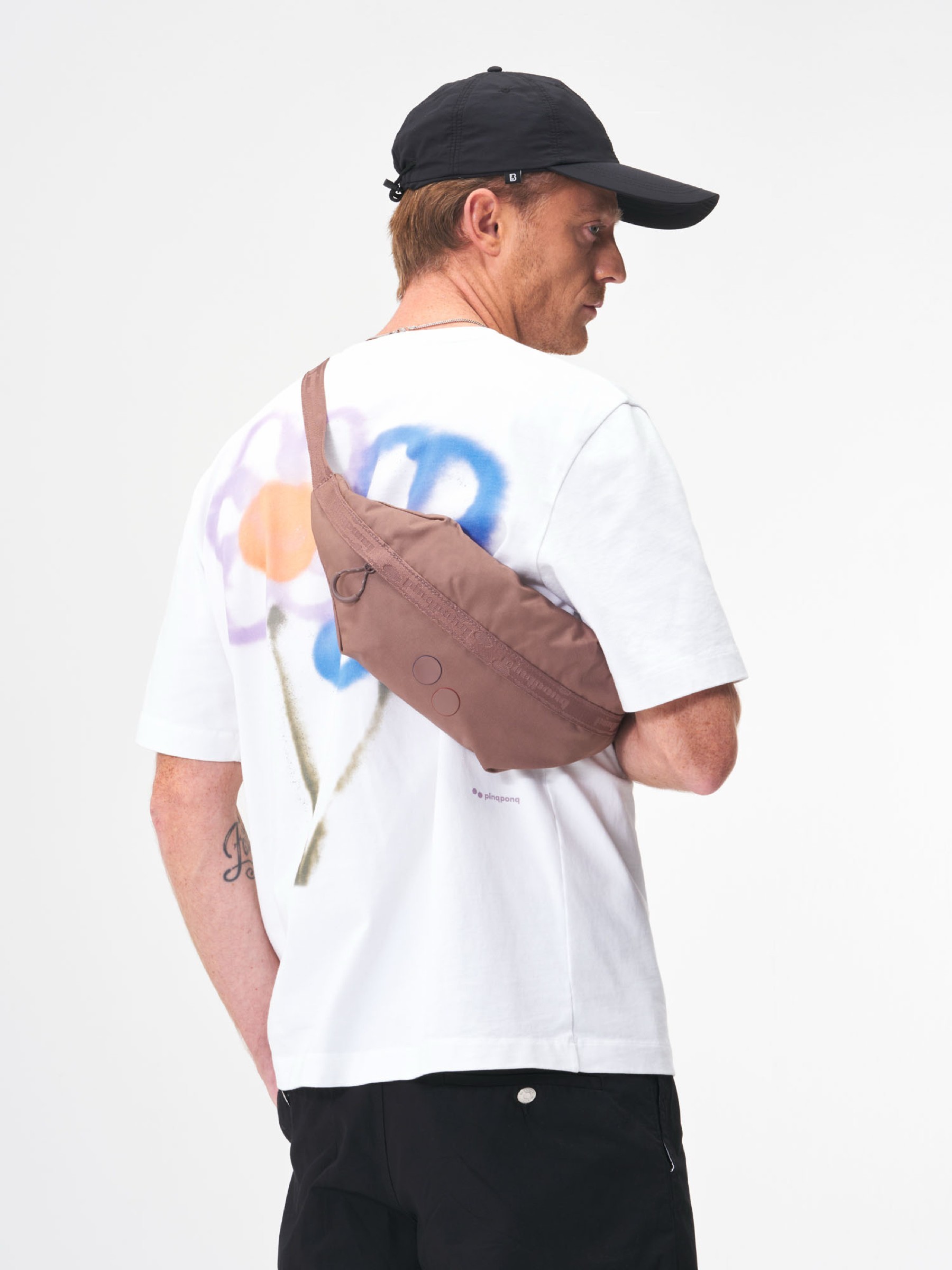Hipbag Brik dusted mauve pinqponq