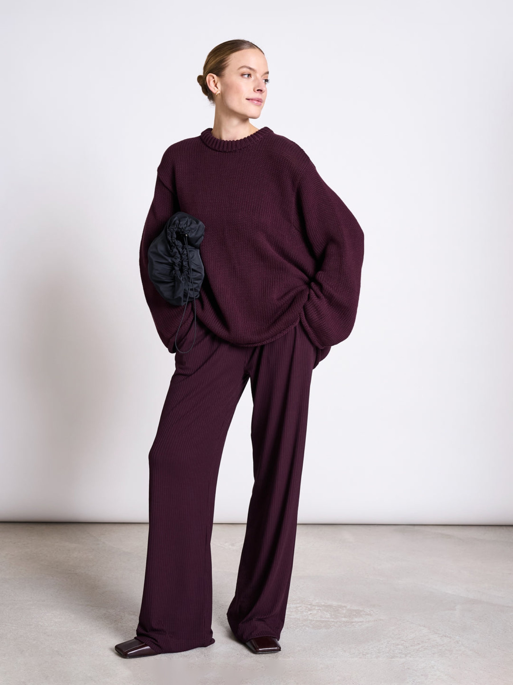 Strickpullover Heavy Knit Jumper Sona cherry lacquer Jan 'n June