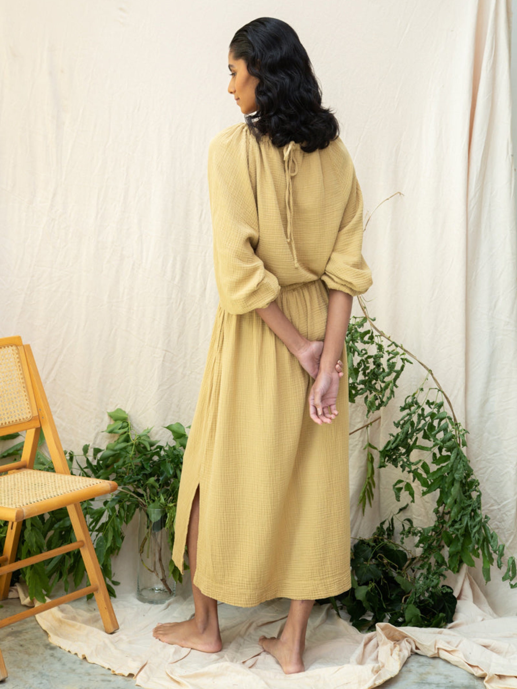 Bluse Cordelia straw Beaumont Organic