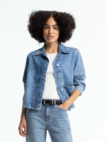 Jacke Ota cindy mid worn Kings of Indigo – K.O.I.