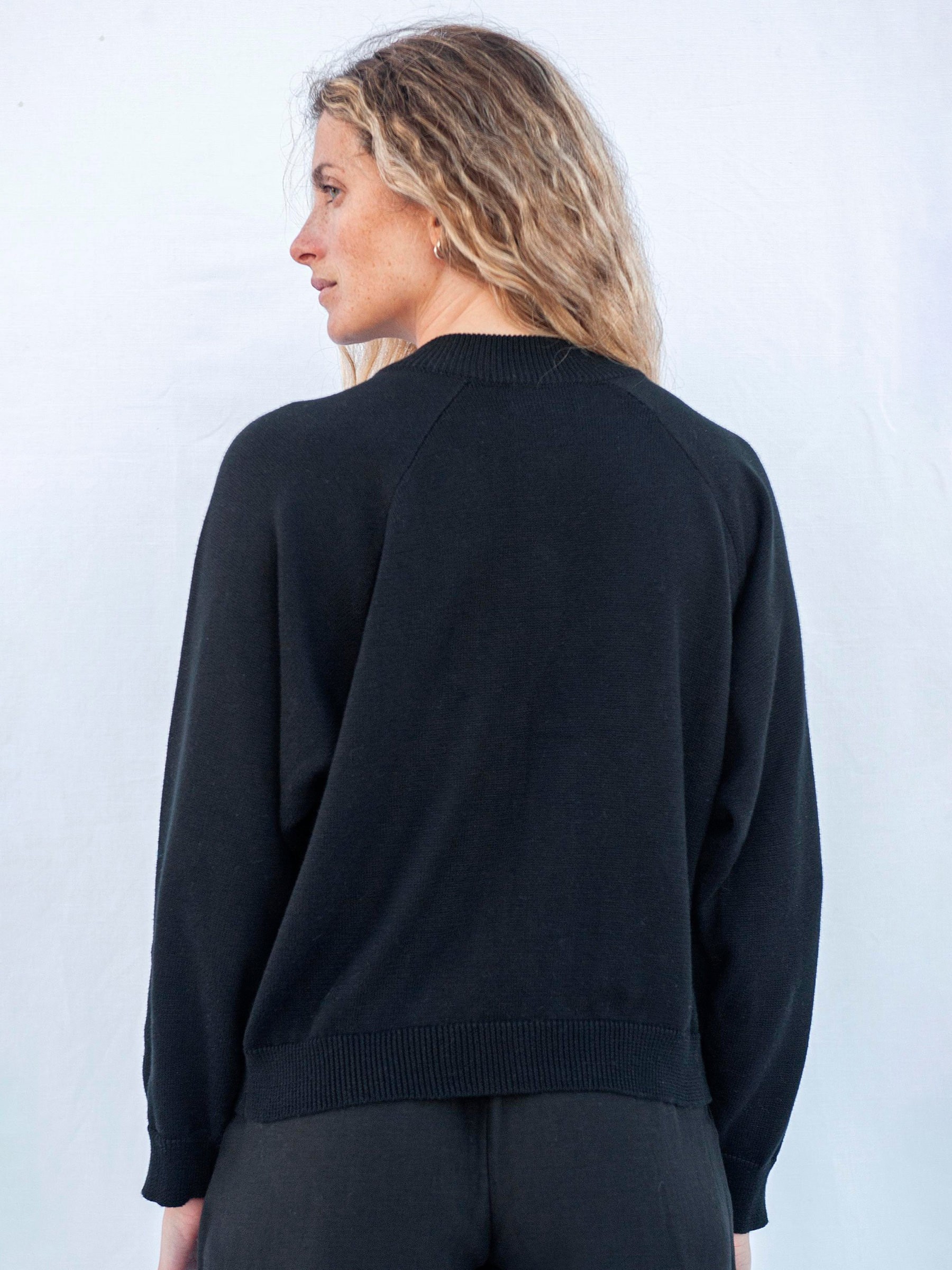 Strickjacke Knit Cardigan Barranco black Jungle Folk